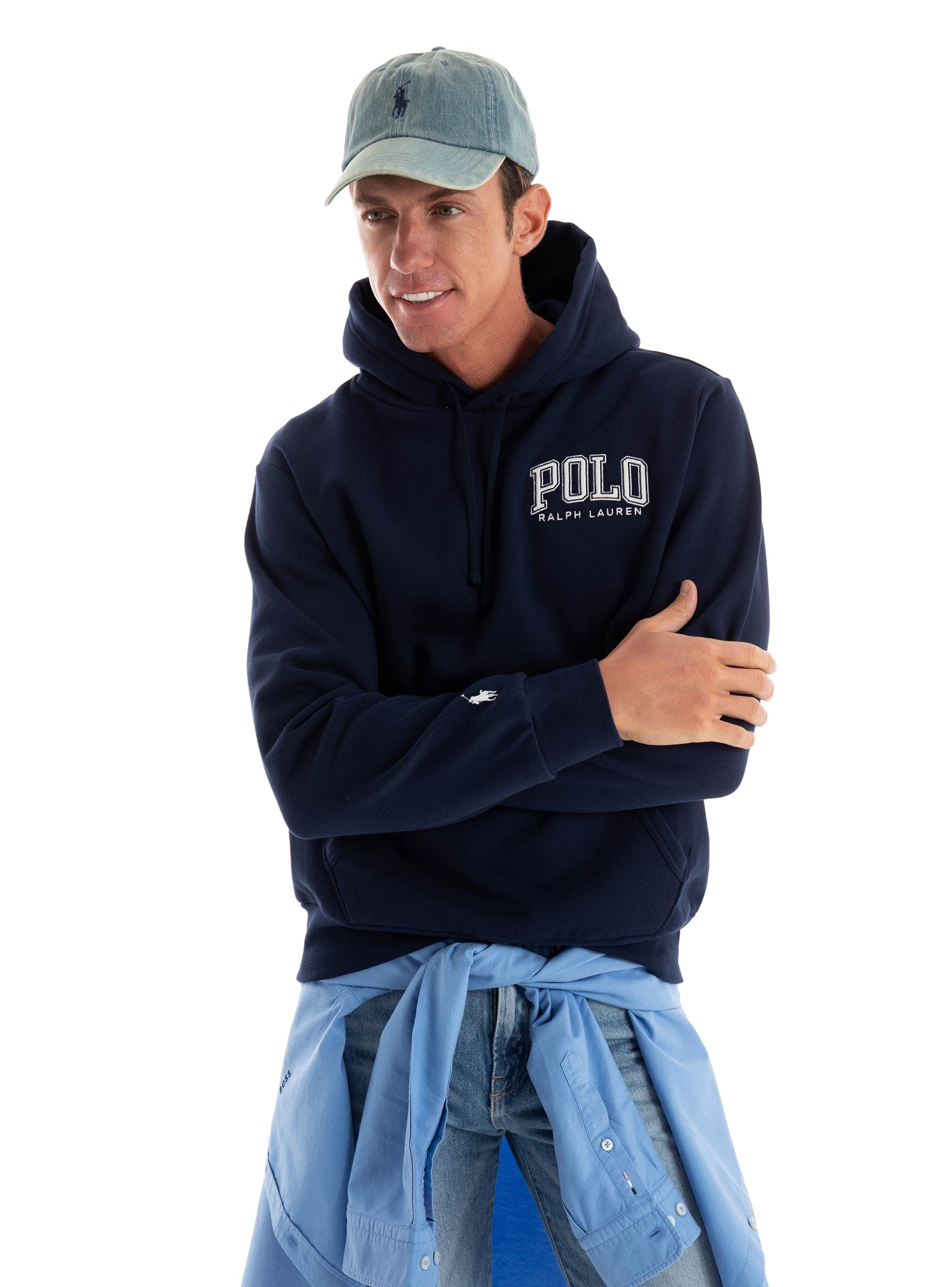 Polo Ralph Lauren Loopback Fleece Hoodie - Navy