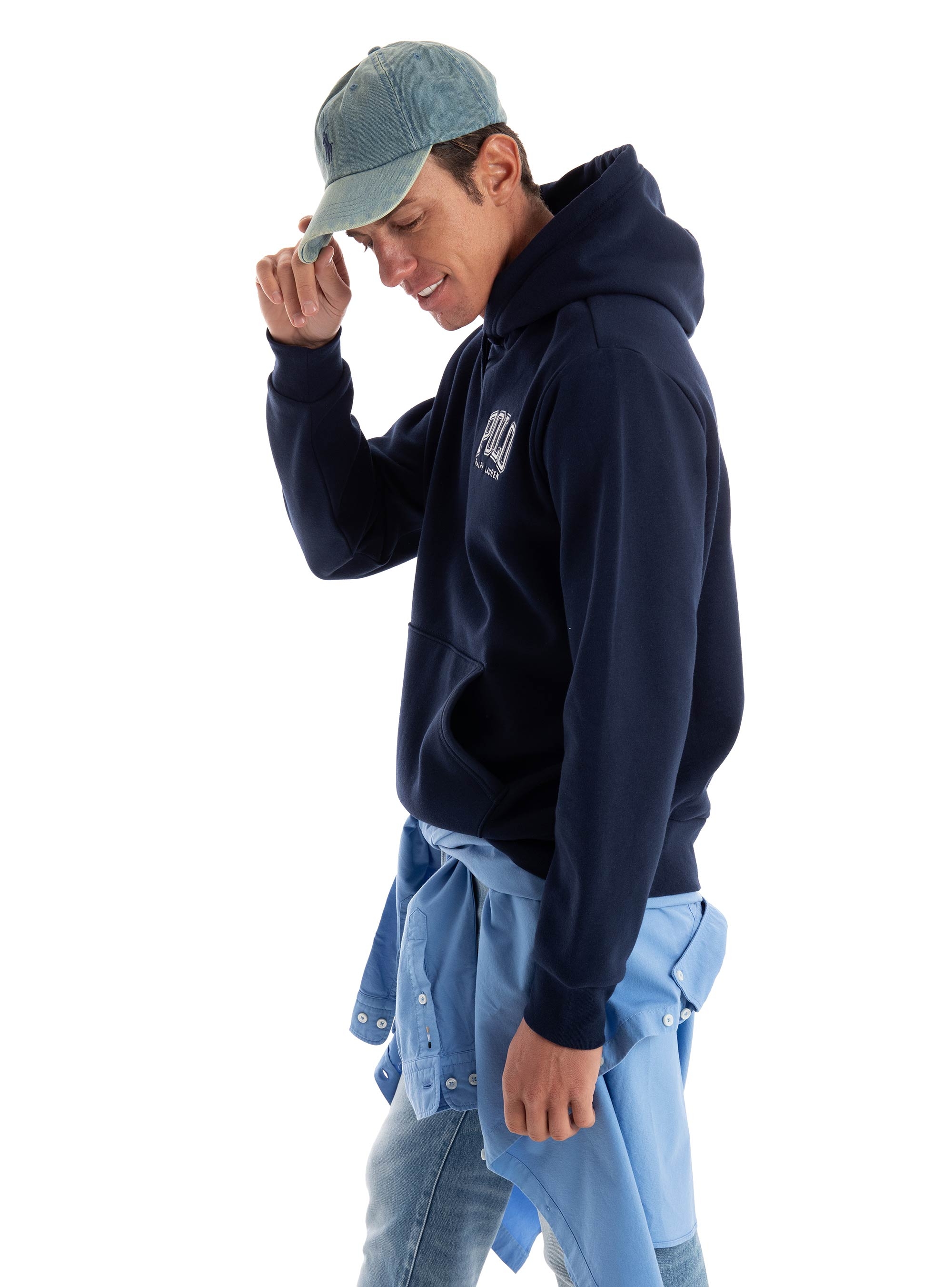Polo Ralph Lauren Loopback Fleece Hoodie - Navy