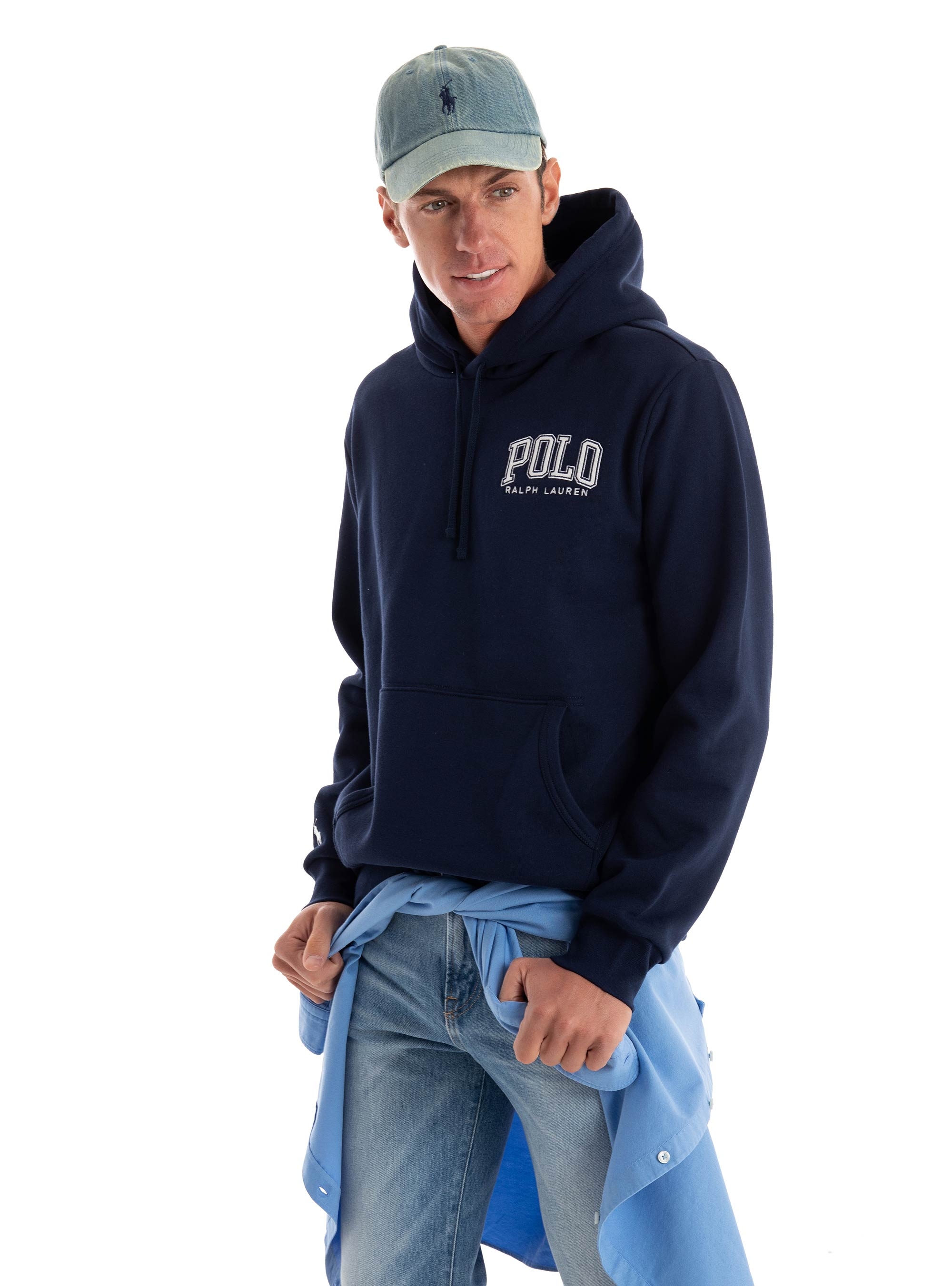 Polo Ralph Lauren Loopback Fleece Hoodie - Navy