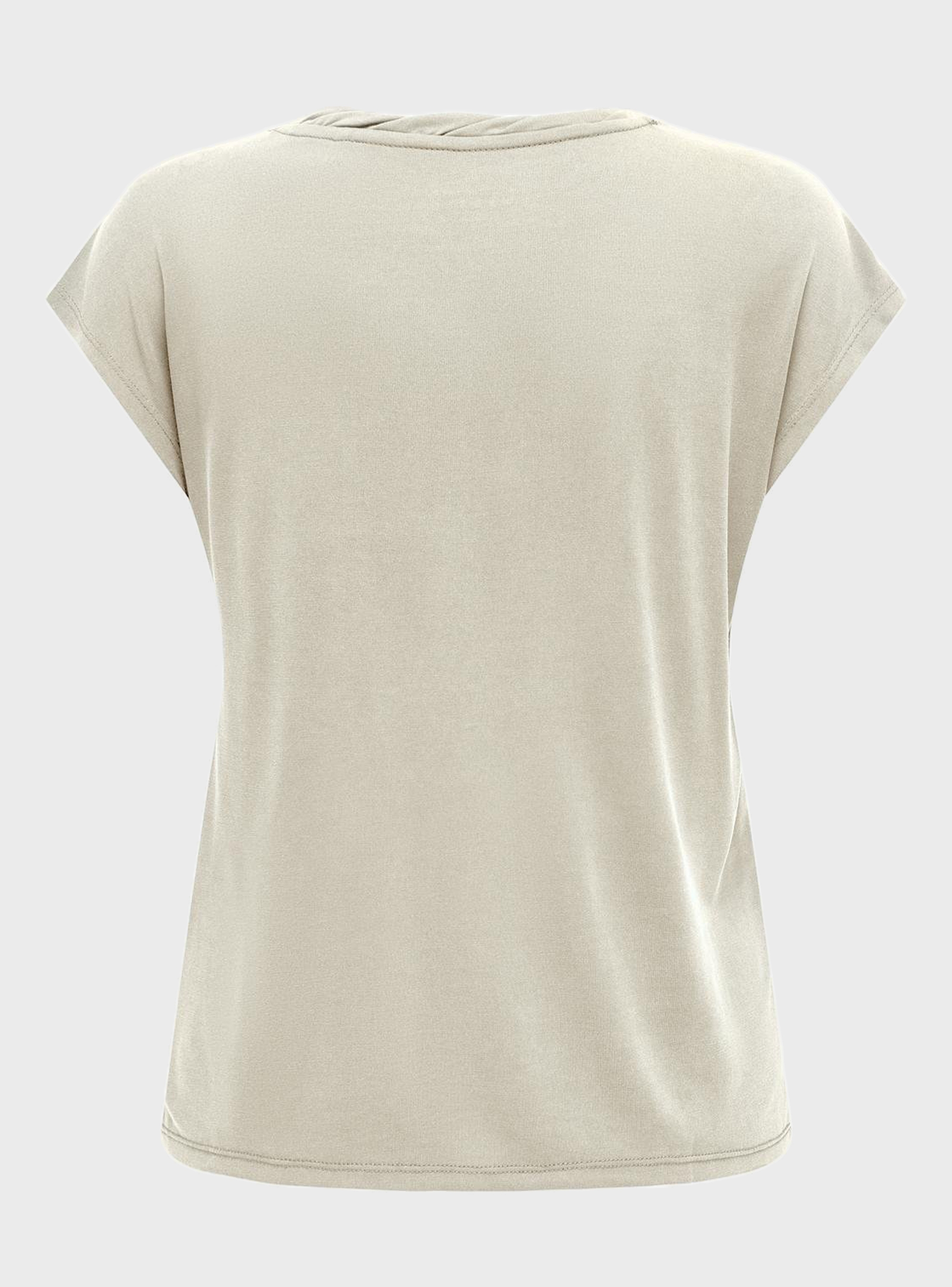 Only Hannah V-Neck Top - Ecru