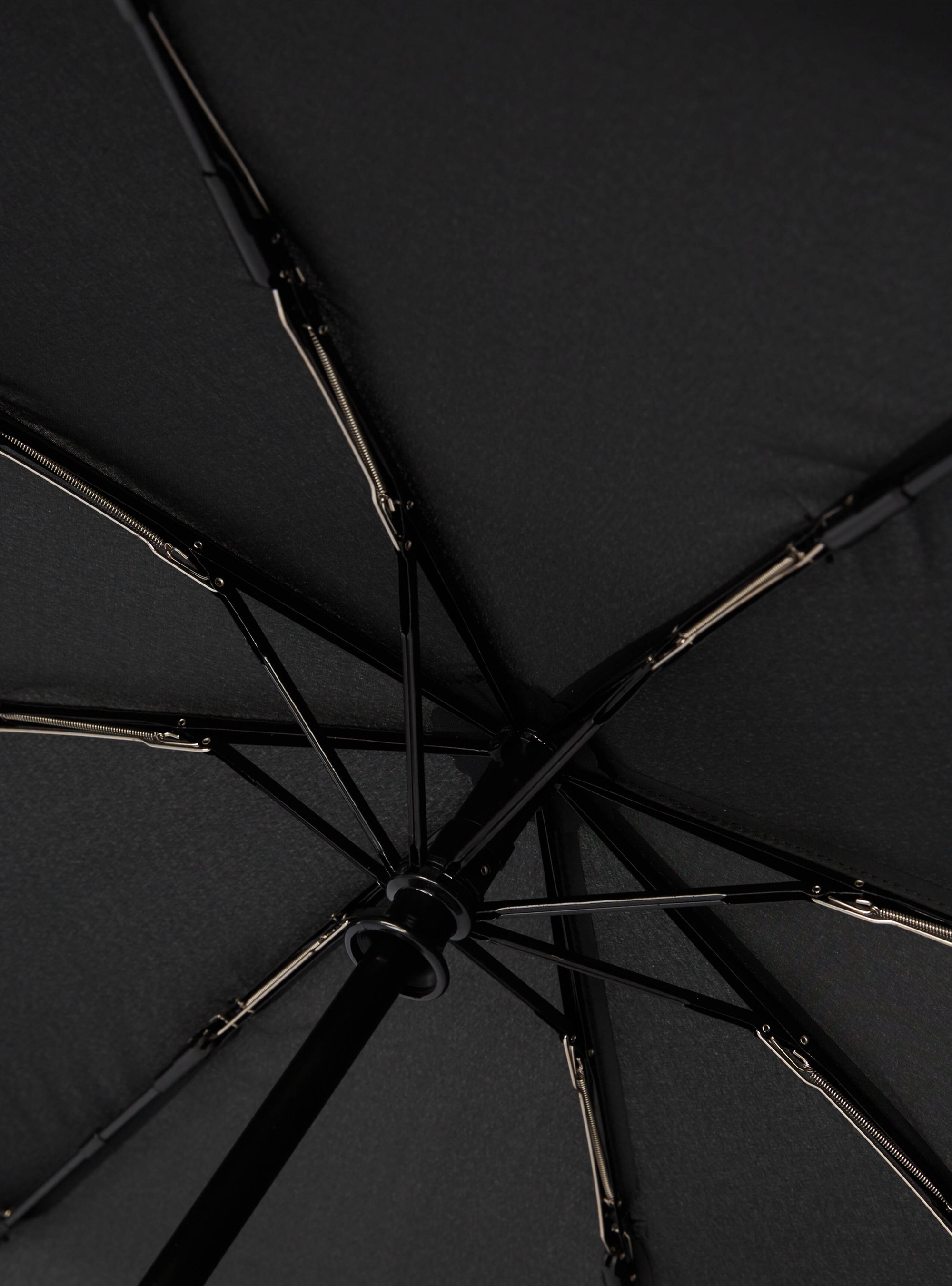 Karl Lagerfeld Classic Karl Logo Automatic Opening Umbrella - Black