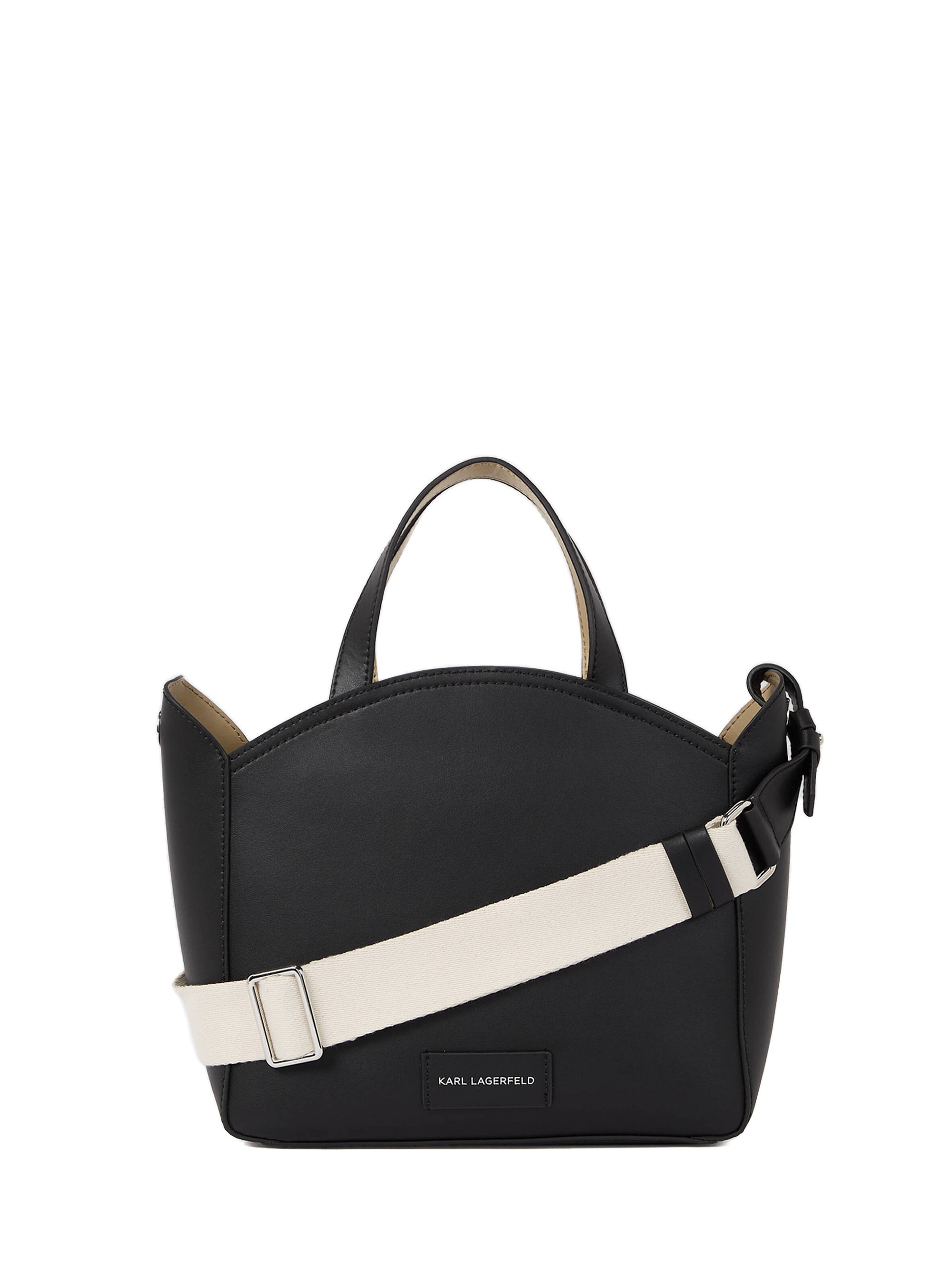 Karl Lagerfeld K/Circle Perforated Small Tote Bag - Black