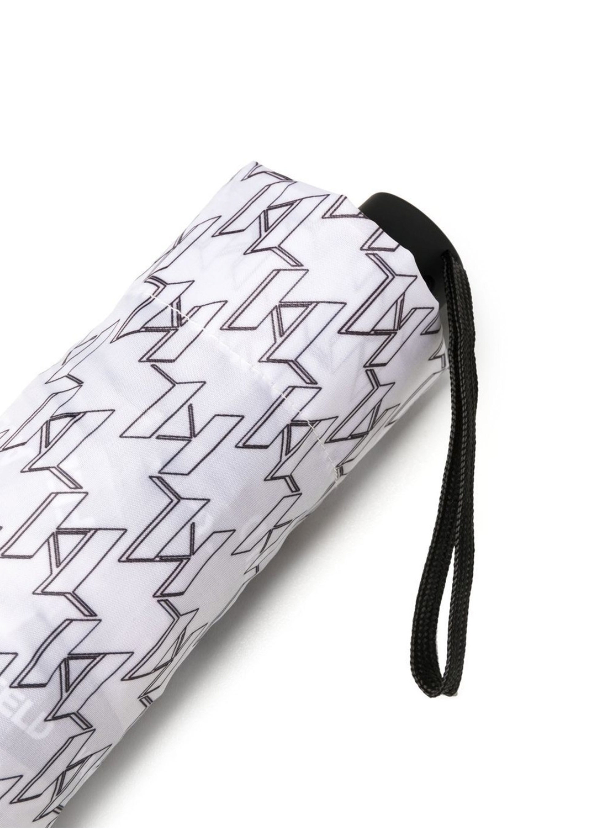 Karl Lagerfeld Karl Logo Automatic Open Transparent Small Umbrella - Transparent