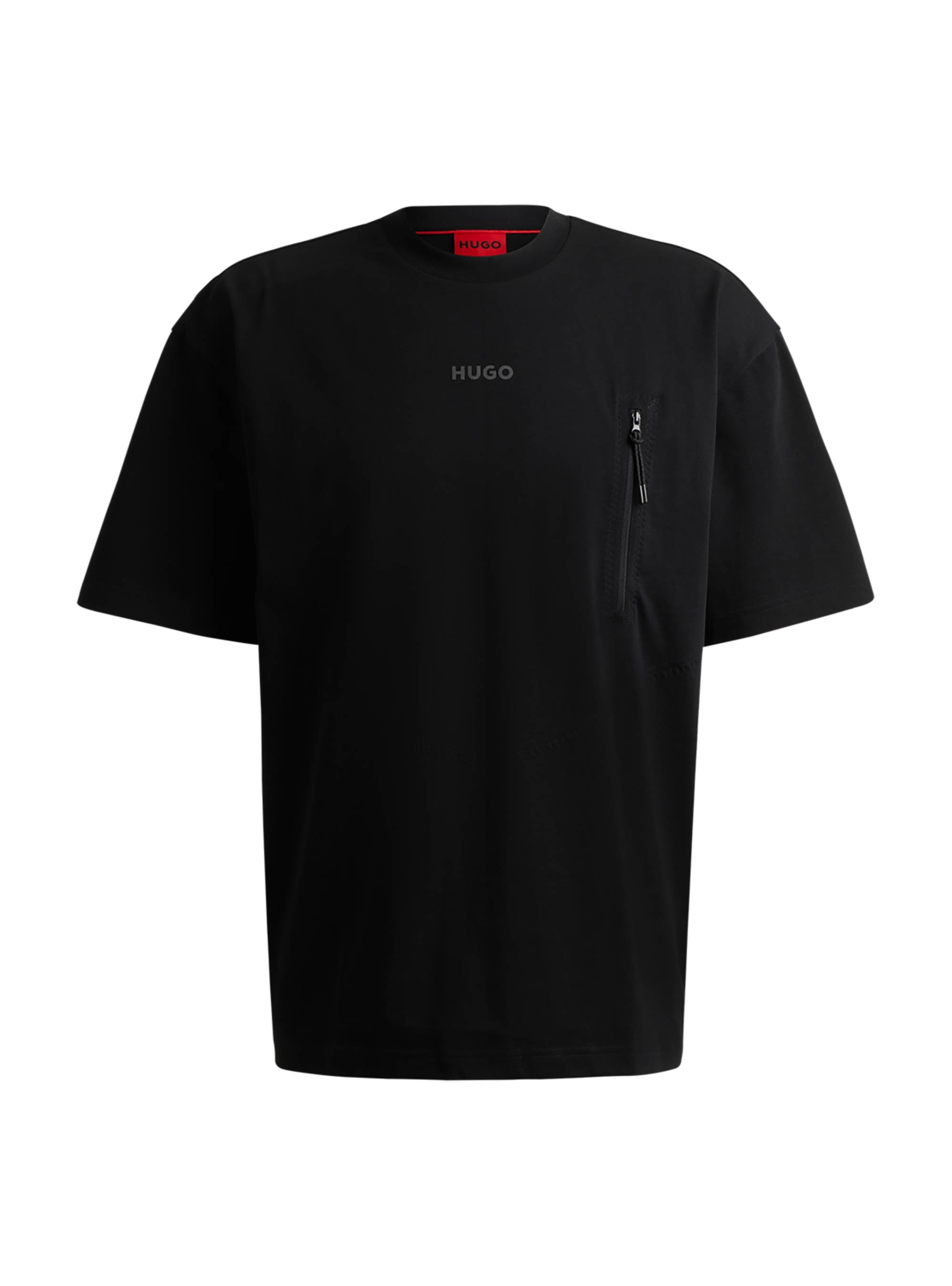 HUGO Oversized Fit T-Shirt Doforesto - Black