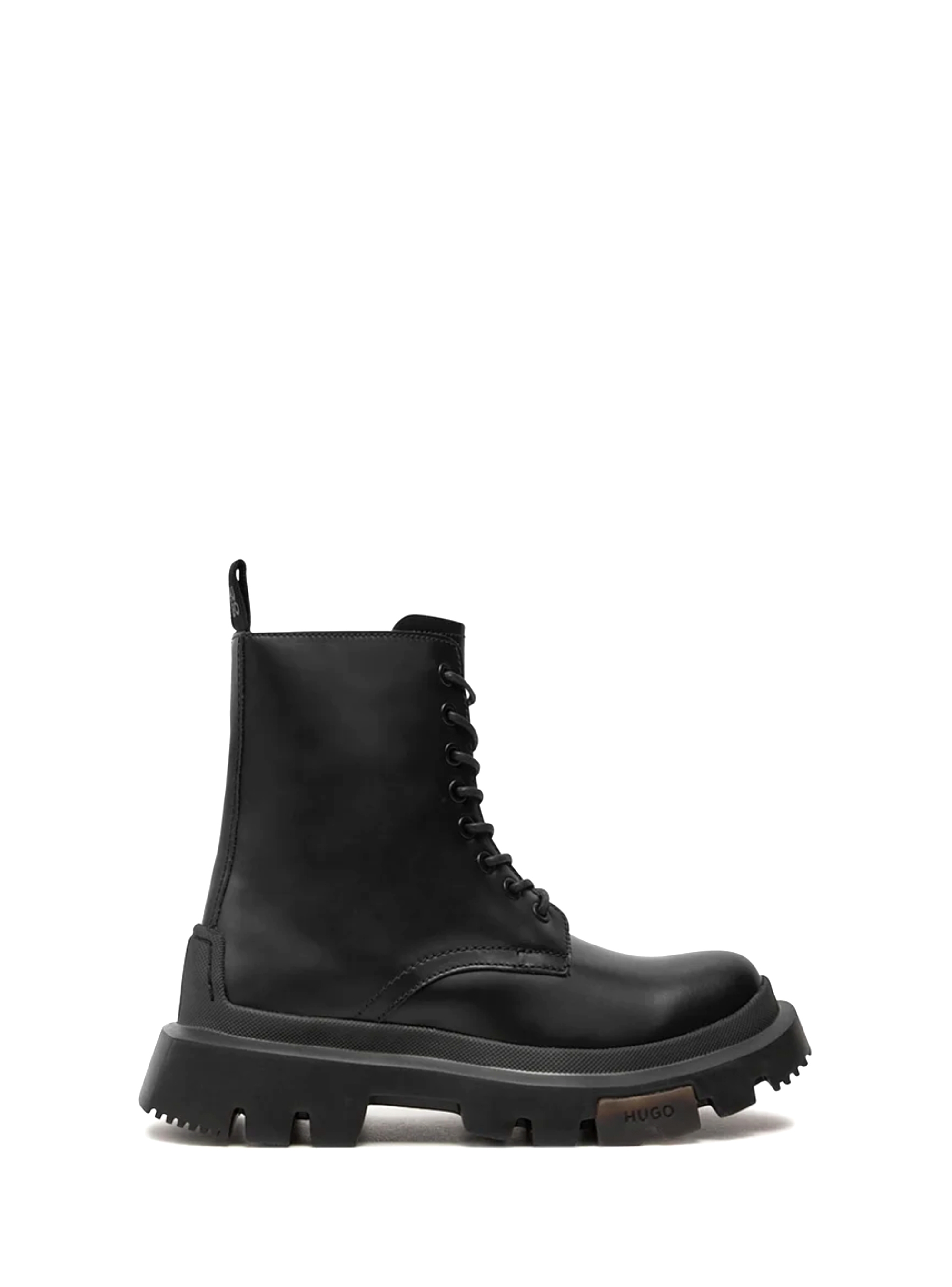 HUGO Ankle Boots Fabyan_LcUpBoot_BROF - Black