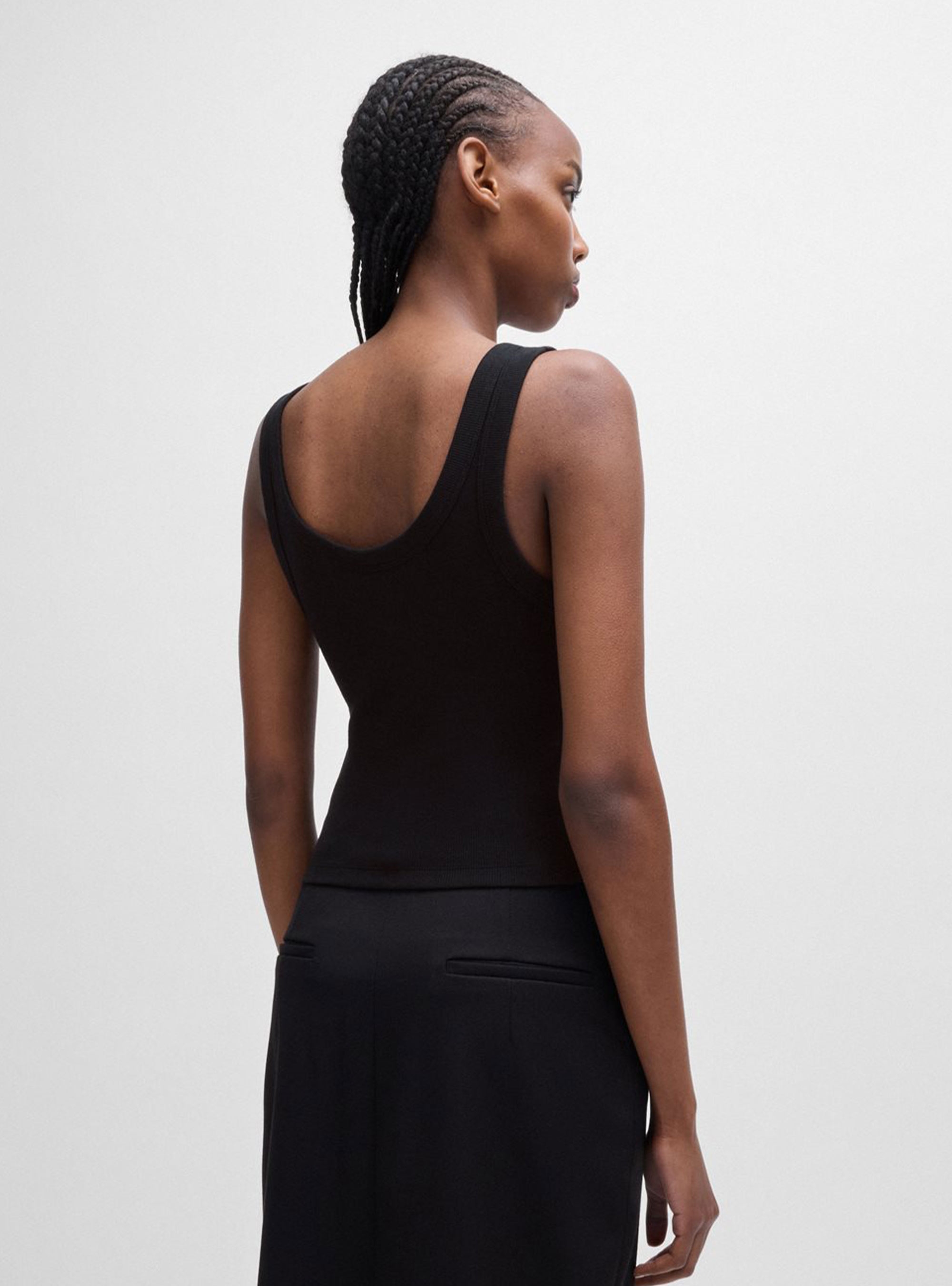 HUGO X Les Benjamins Tank Top Deniz_LB - Black