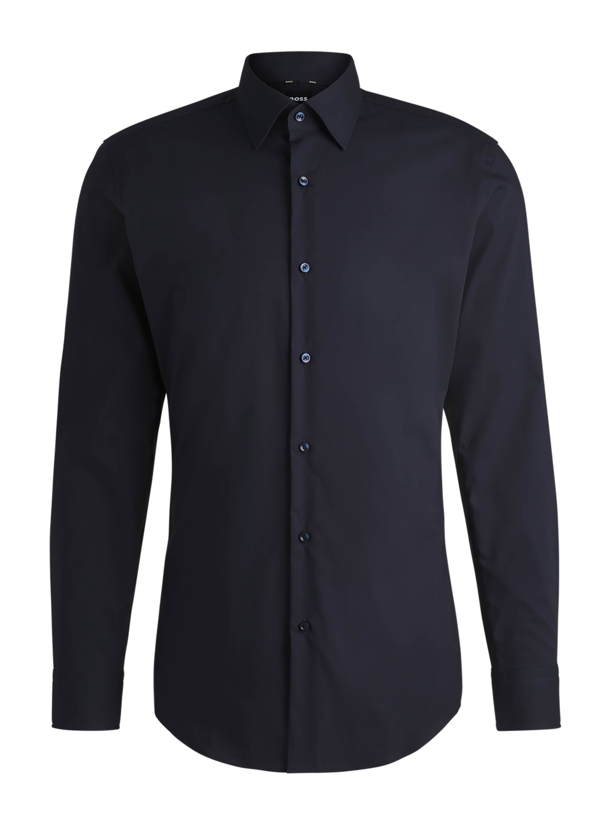 BOSS Slim Fit Business Shirt  H-HANK-kent-C1-214 - Dark Blue