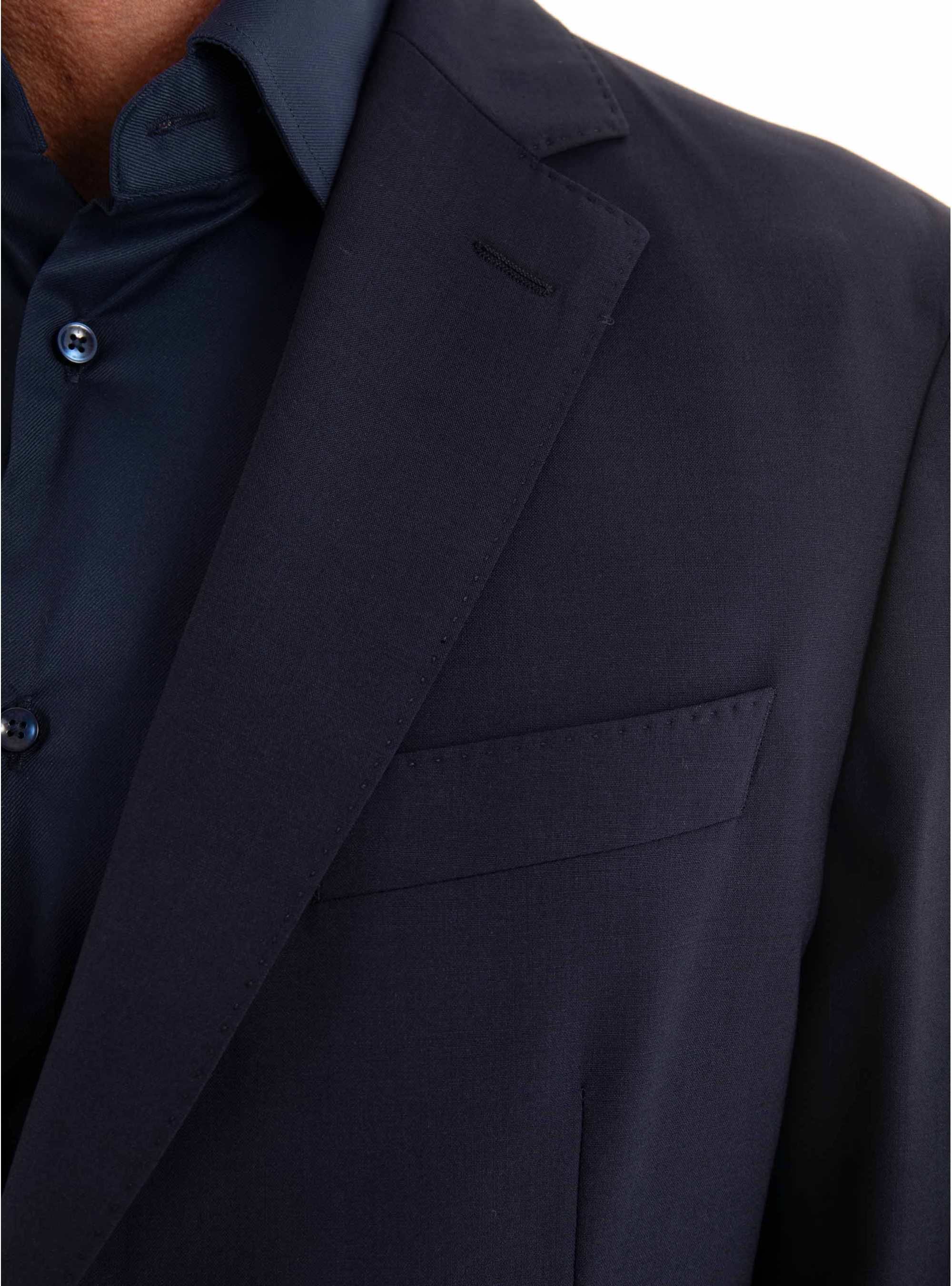 BOSS Sim Fit Performance Stretch Wool Blazer P-Hanry-MDL-WG-243 - Dark Blue