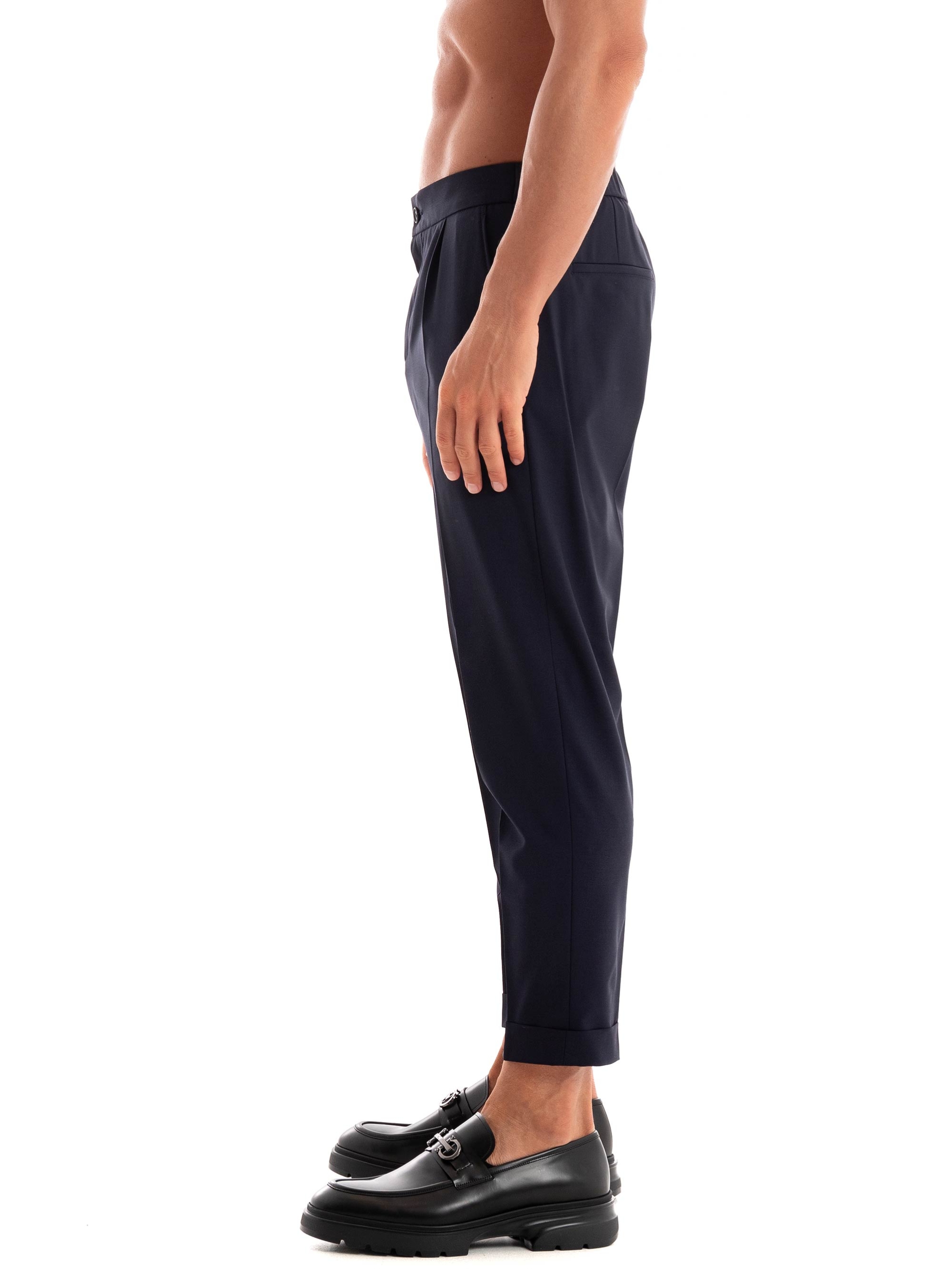 BOSS Tapered Fit Trousers P-Prian-PL-CW-WG-243 - Dark Blue