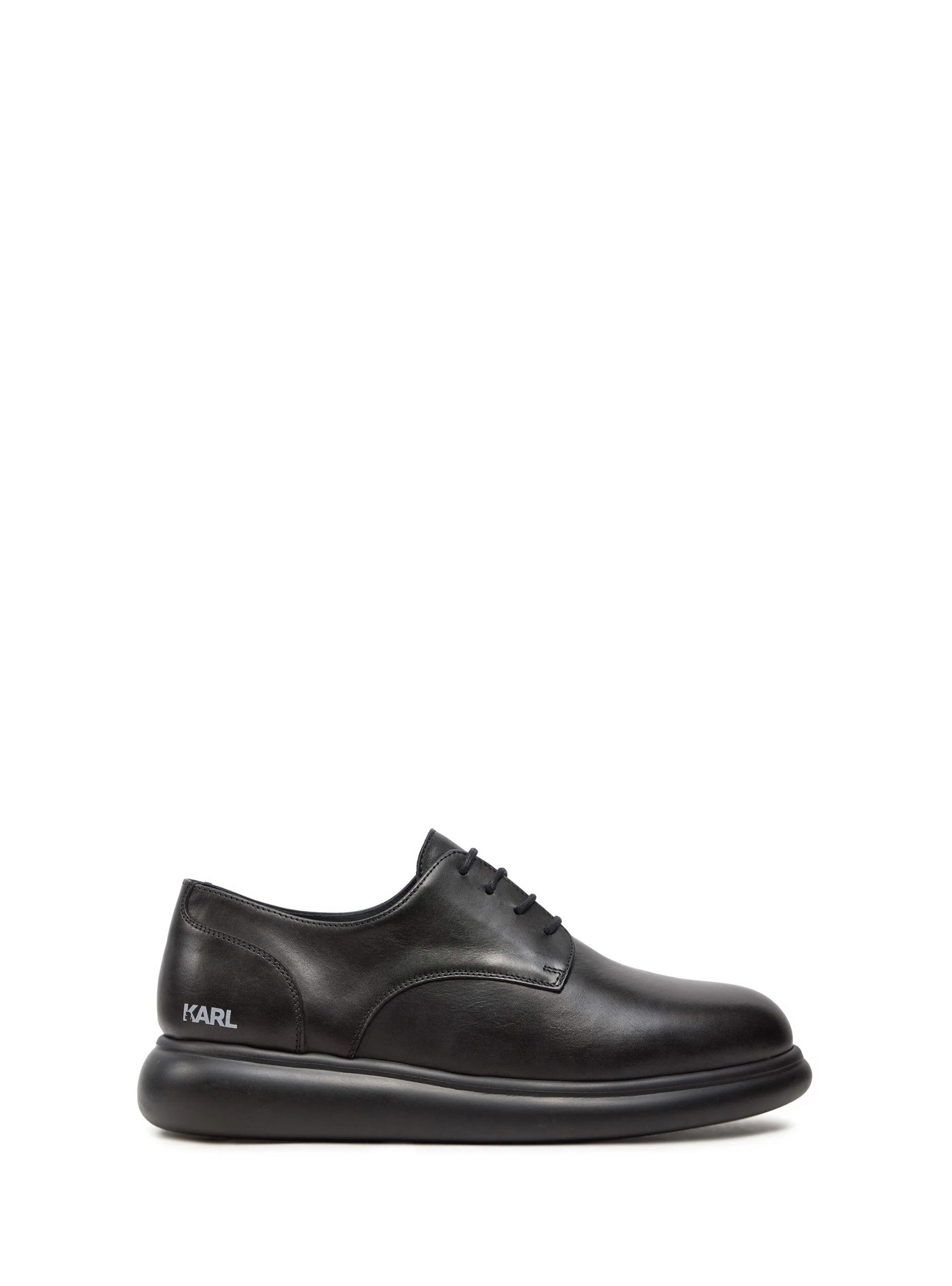 Karl Lagerfeld Lace Lo Derby Shoes - Black