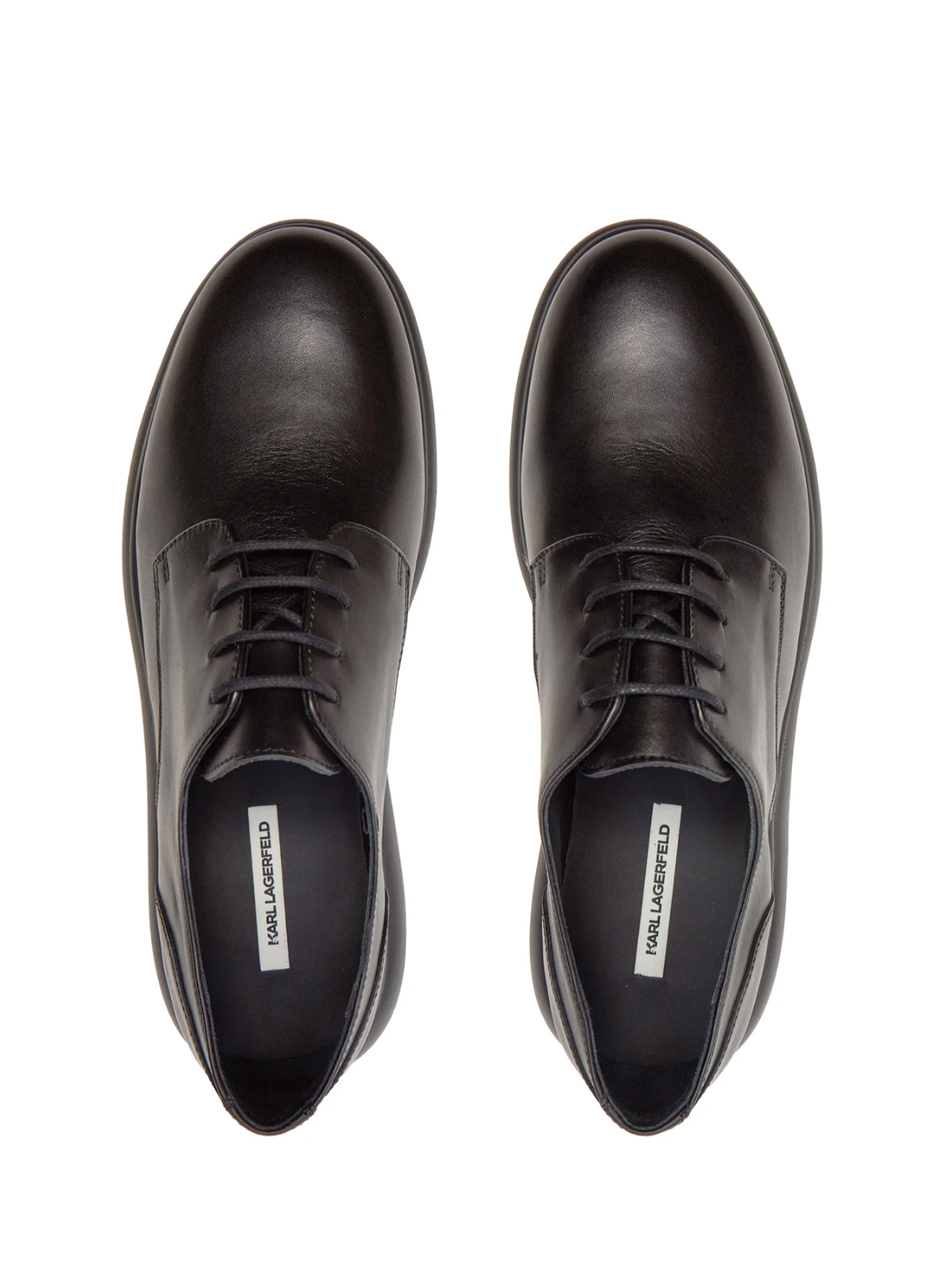 Karl Lagerfeld Lace Lo Derby Shoes - Black