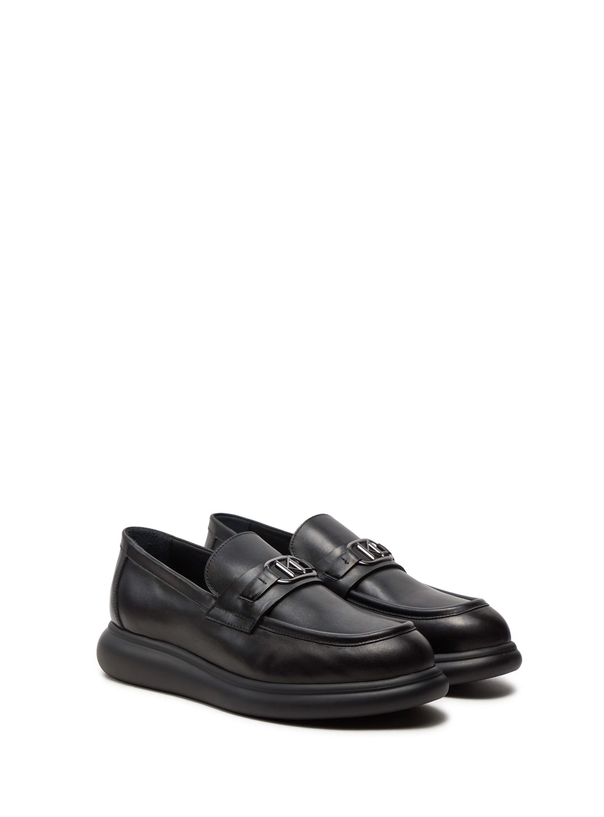 Karl Lagerfeld Trim Loafers - Black