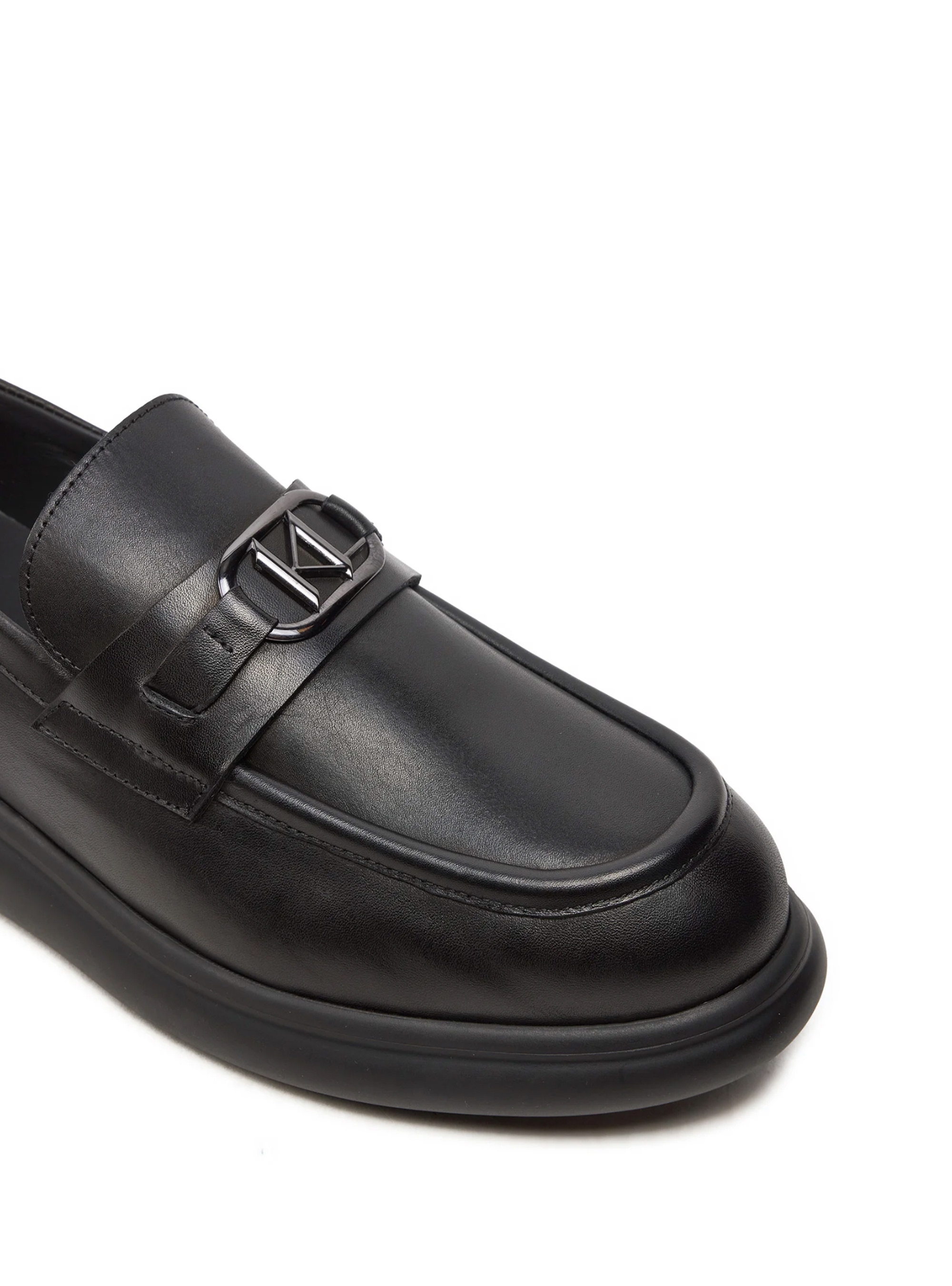 Karl Lagerfeld Trim Loafers - Black