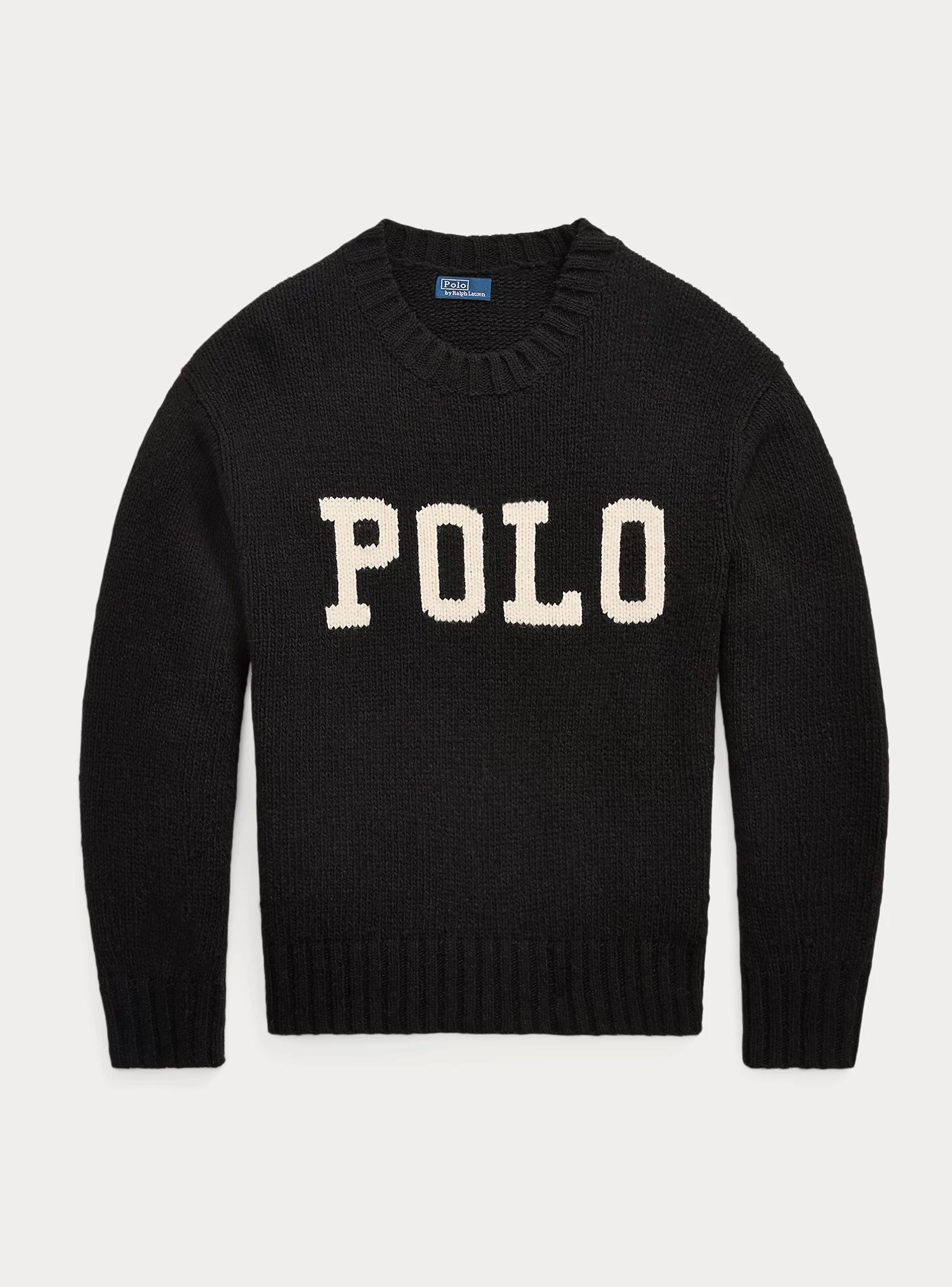 Polo Ralph Lauren Logo Crewneck Jumper - Black
