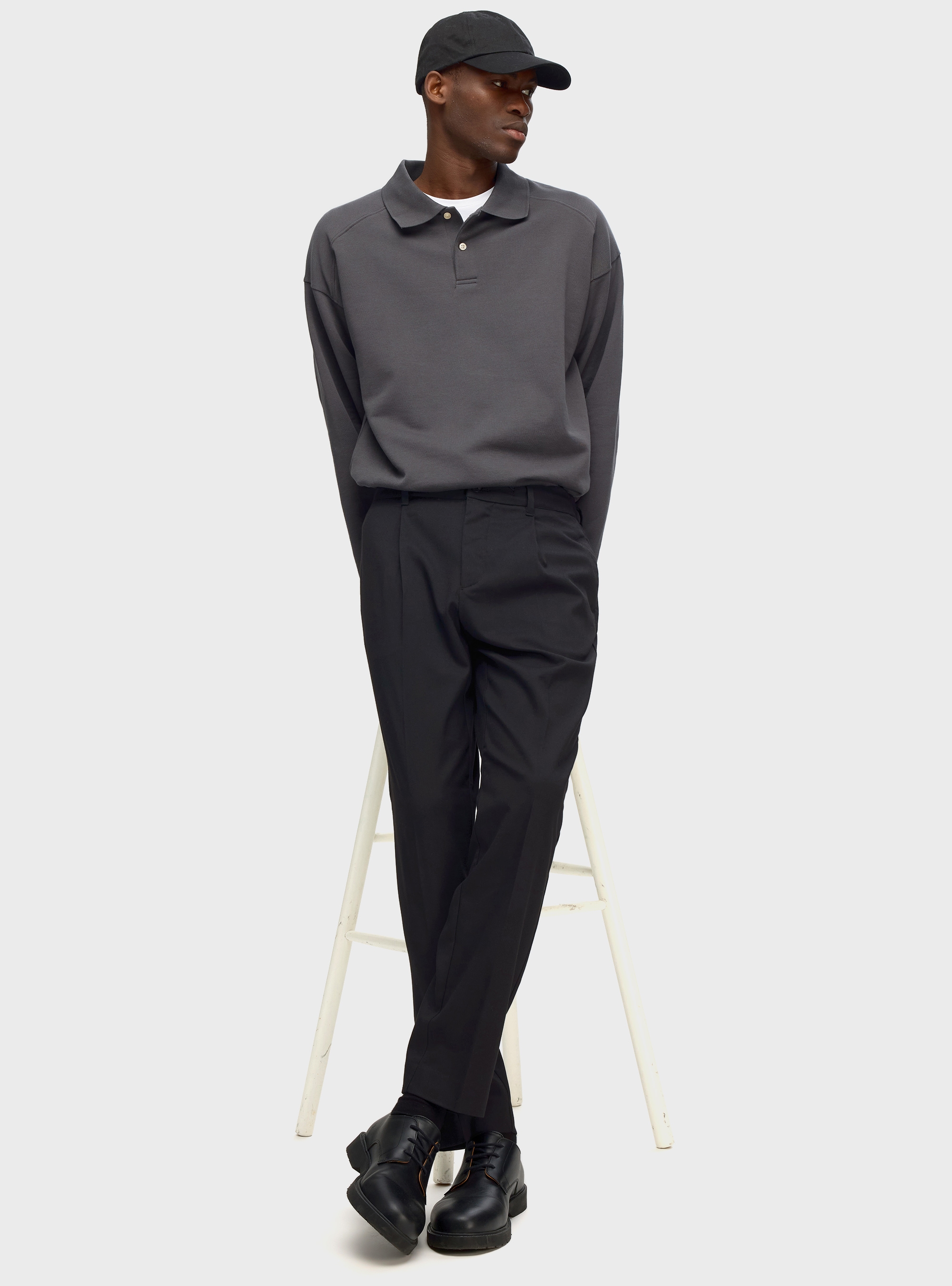 Selected  Regular Tapered Leroy Pleated Pants - Black