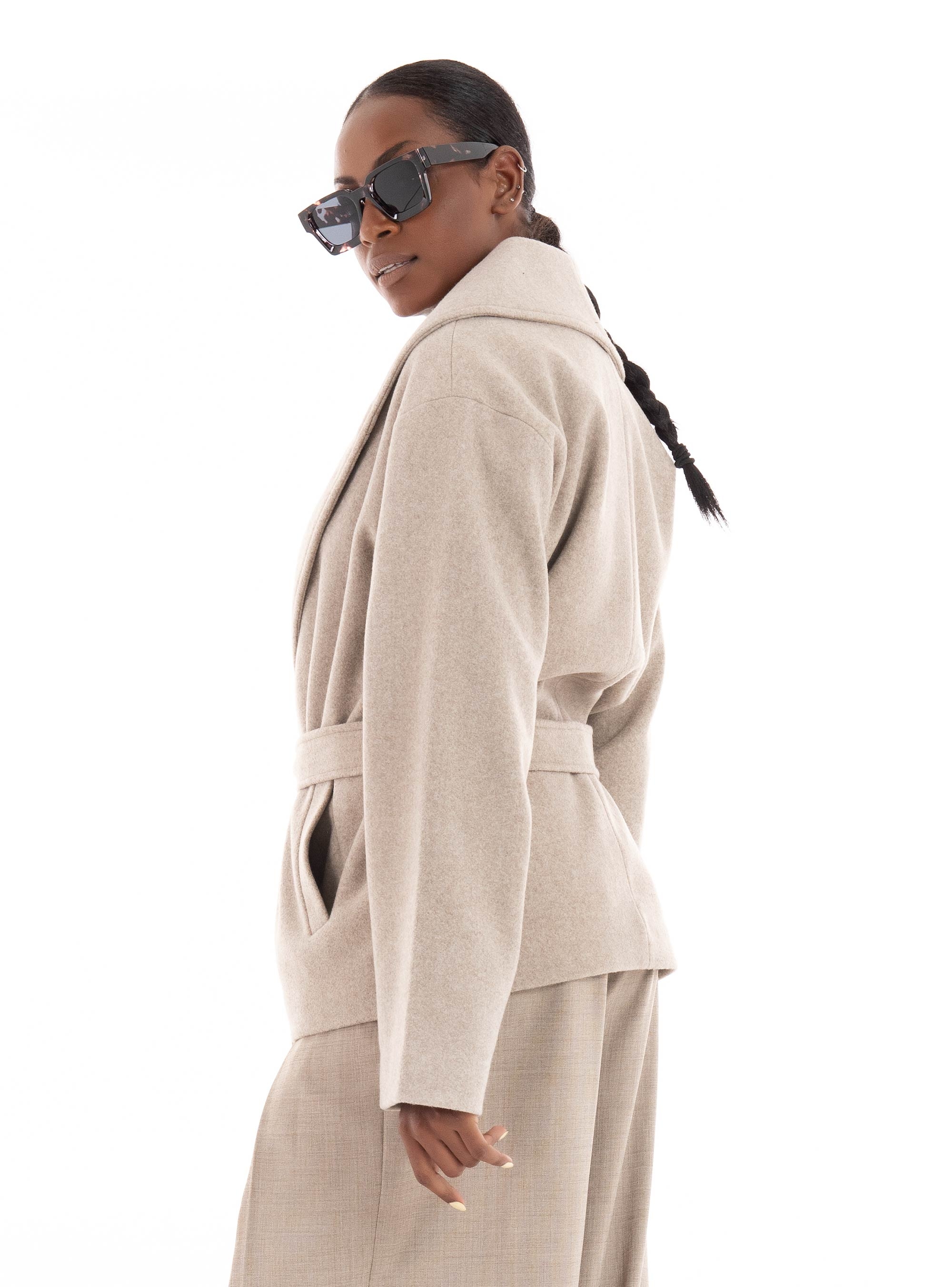 Only Augusta Short Coat - Beige