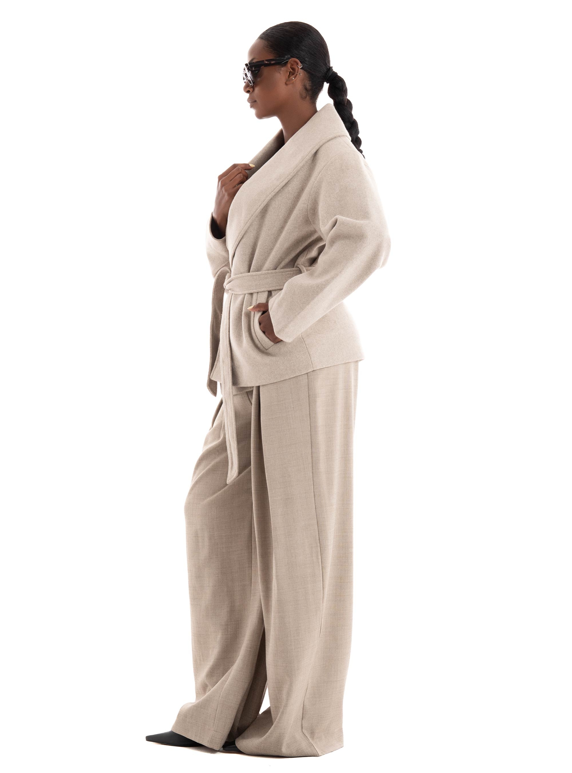 Only Augusta Short Coat - Beige