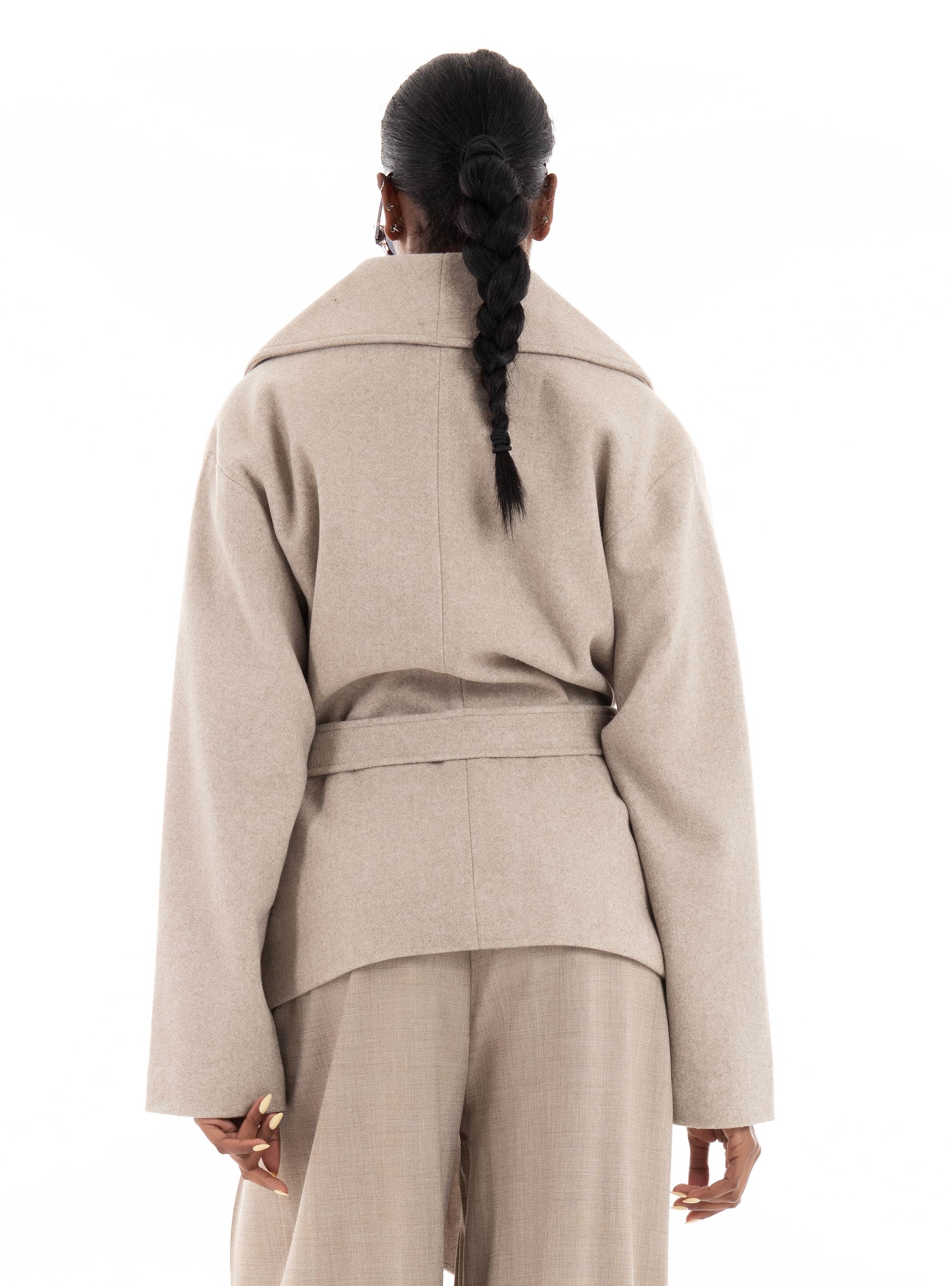 Only Augusta Short Coat - Beige