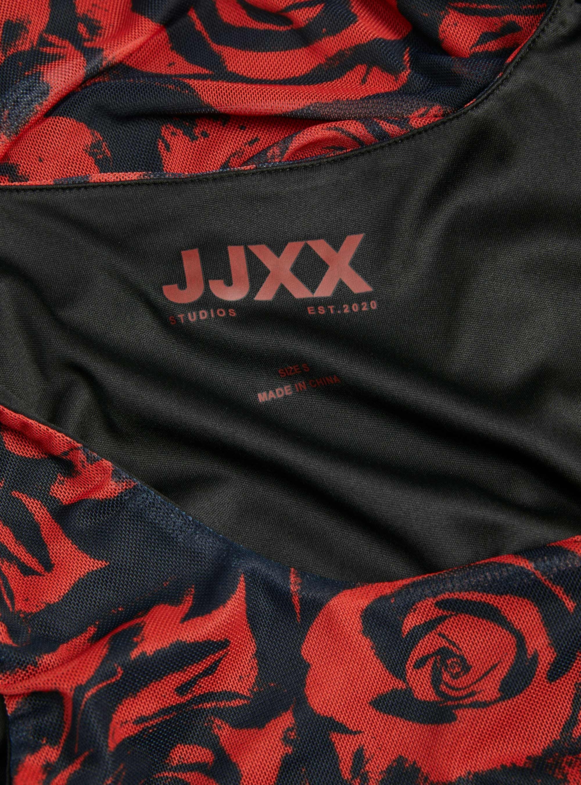 JJXX Rosa Saga Mesh Top - Red