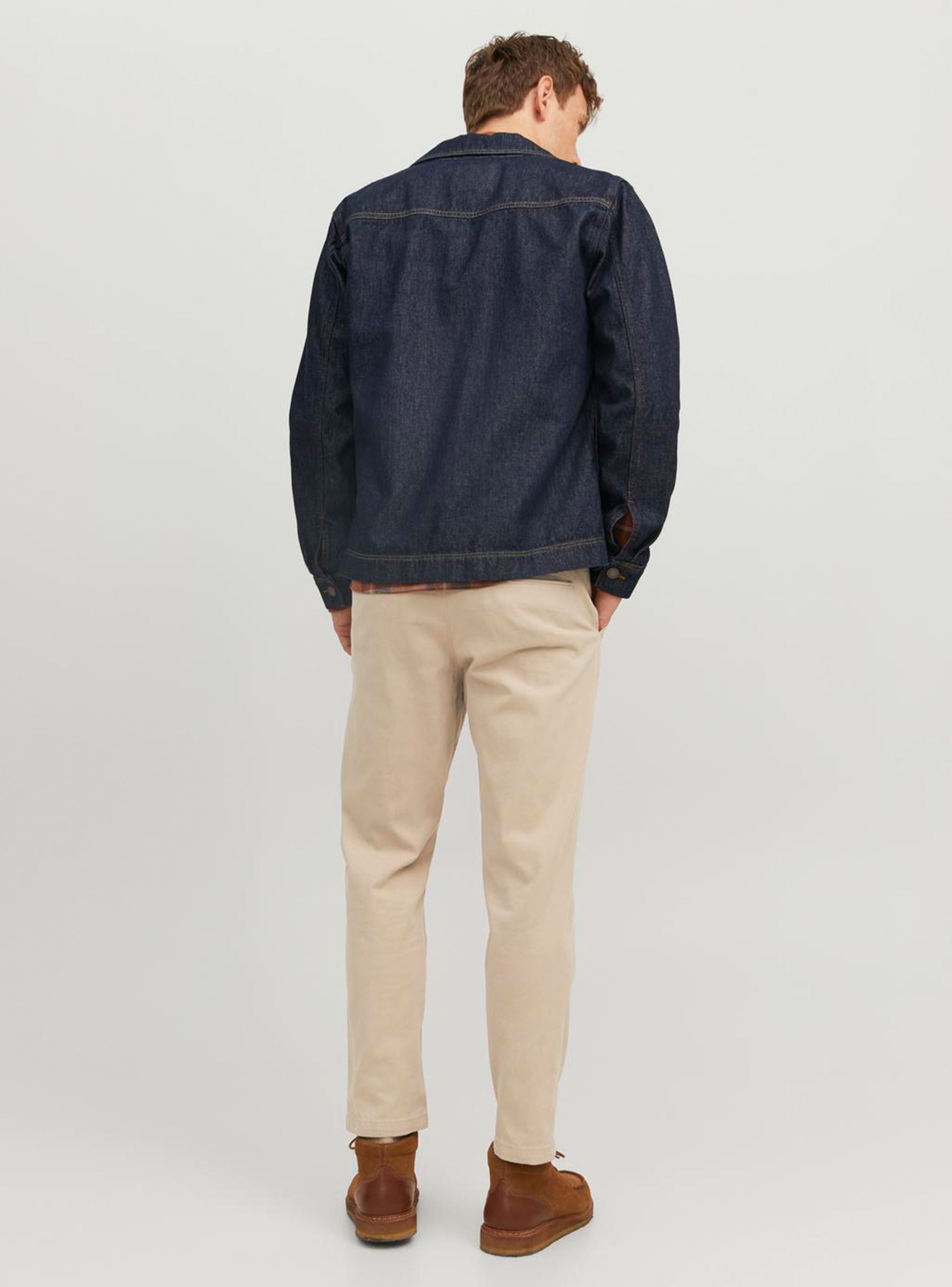 Jack & Jones Ace Harlow Tapered Fit Chinos - Beige