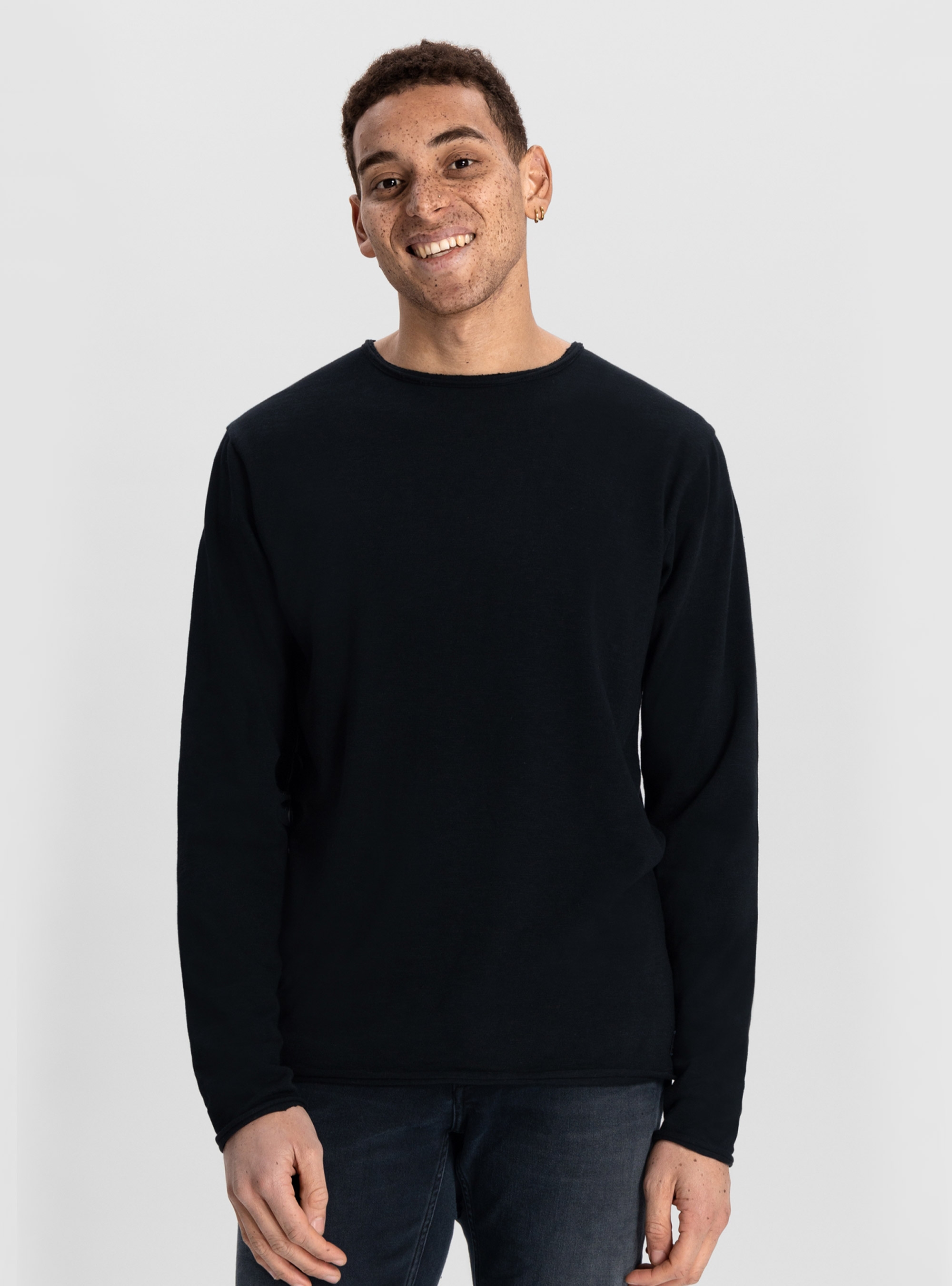 Dstrezzed Newman Heavy Slub Jersey - Black
