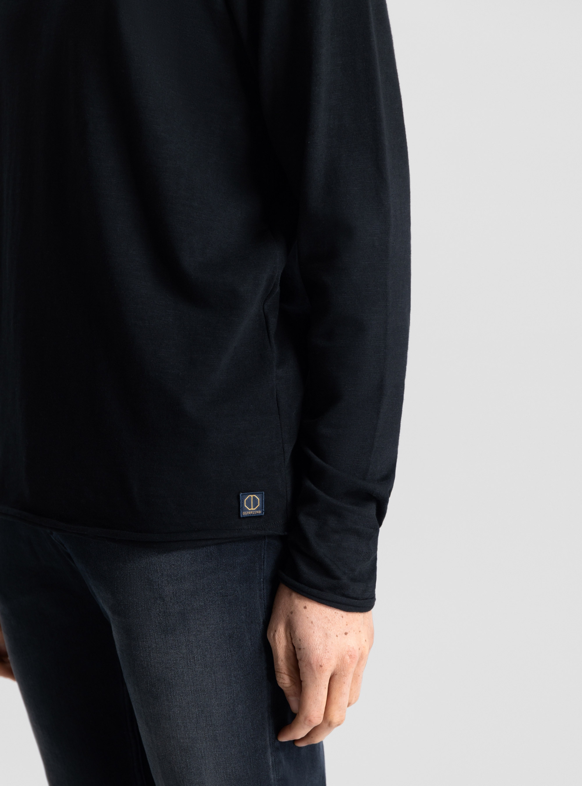 Dstrezzed Newman Heavy Slub Jersey - Black