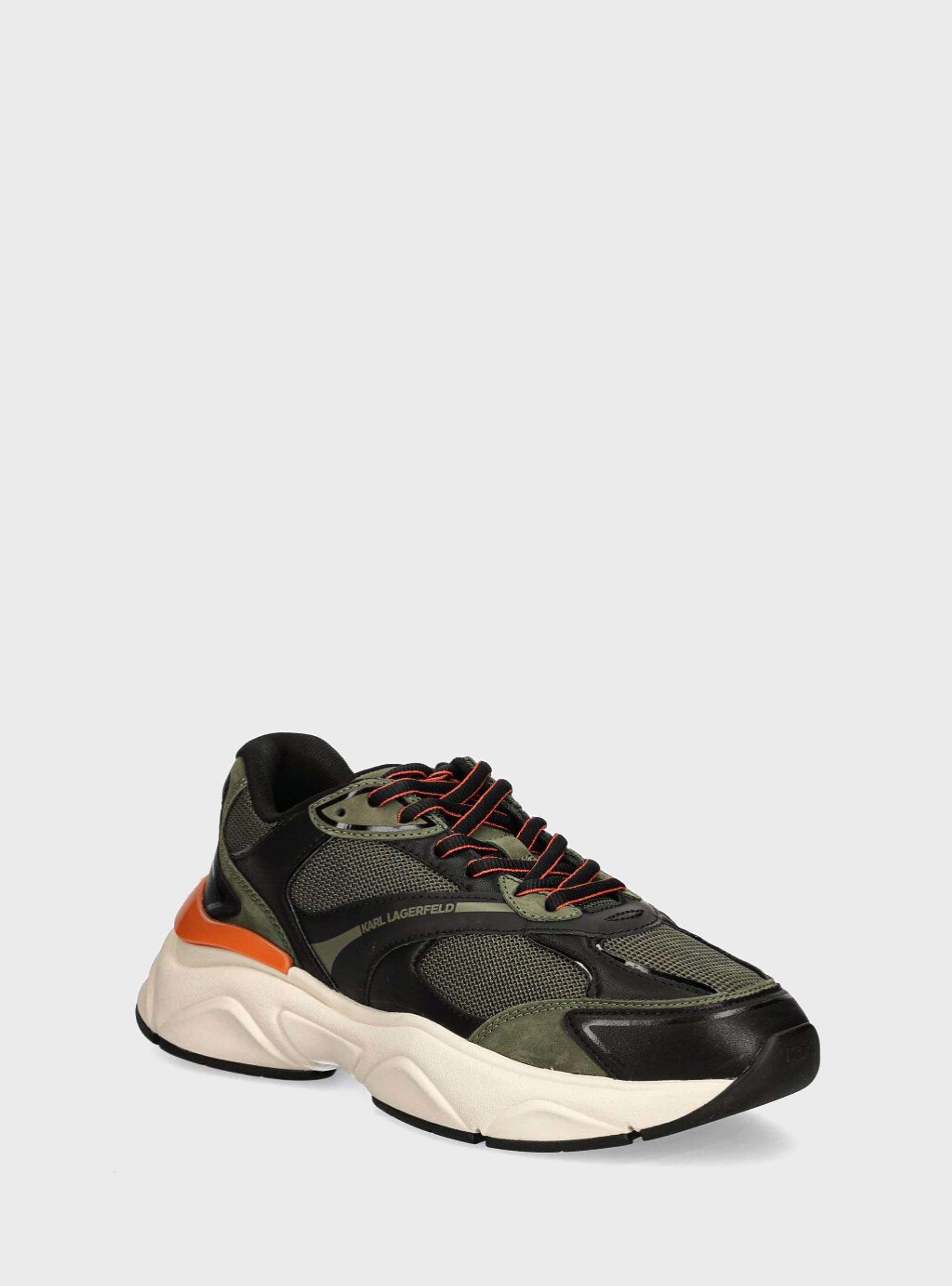 Karl Lagerfeld Mesh Mix Lo Runners - Black