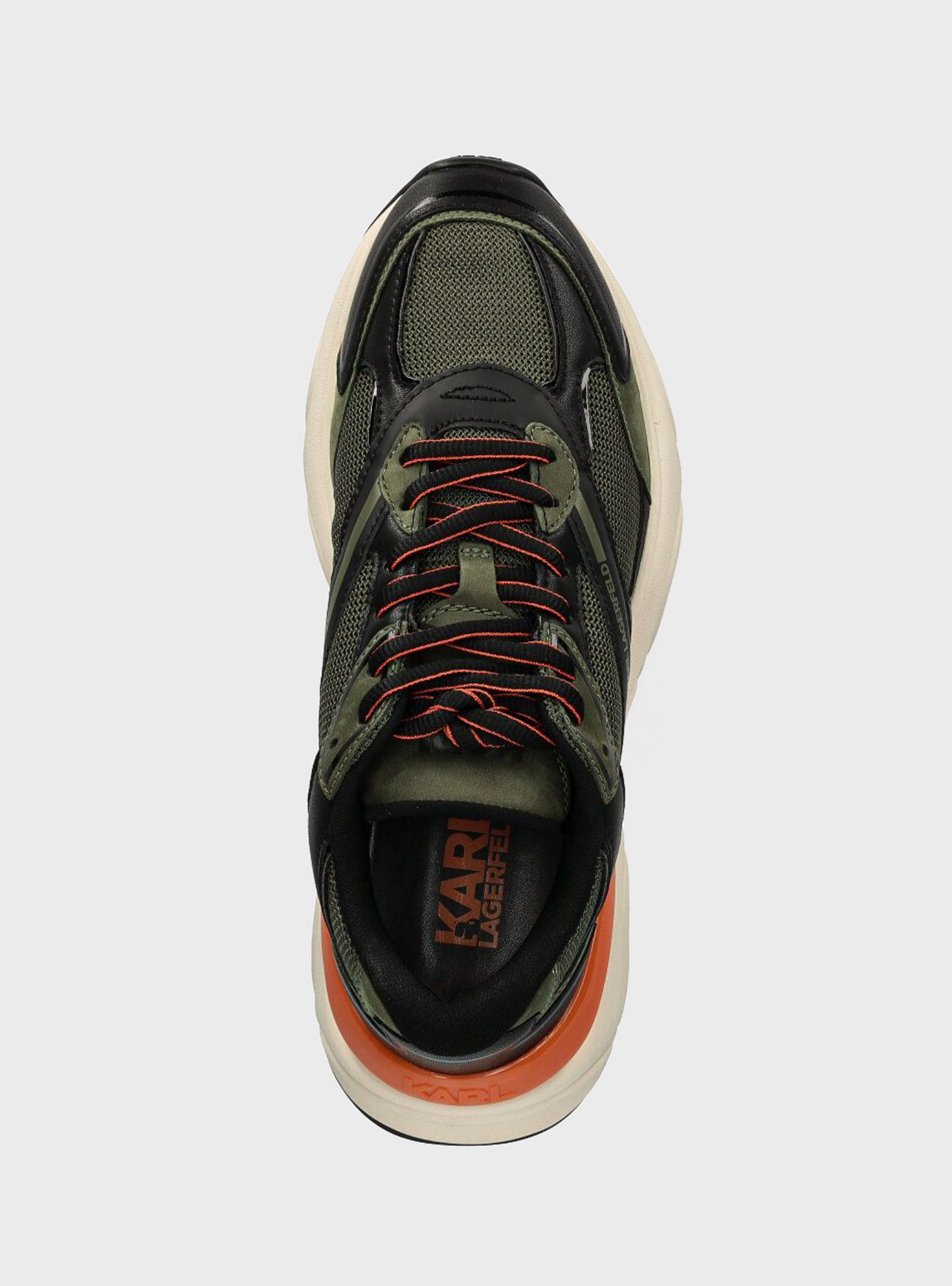 Karl Lagerfeld Mesh Mix Lo Runners - Black