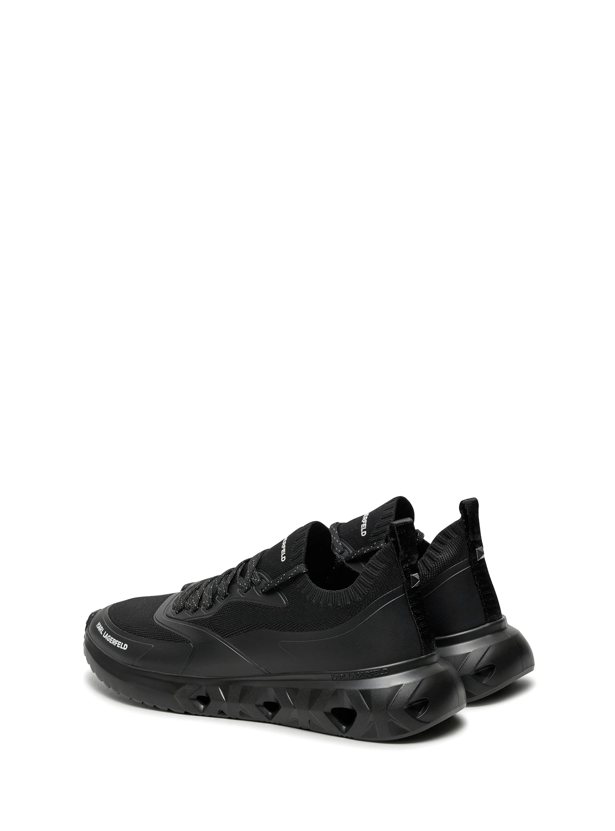 Karl Lagerfeld Knit Sock Lo Sneakers - Black