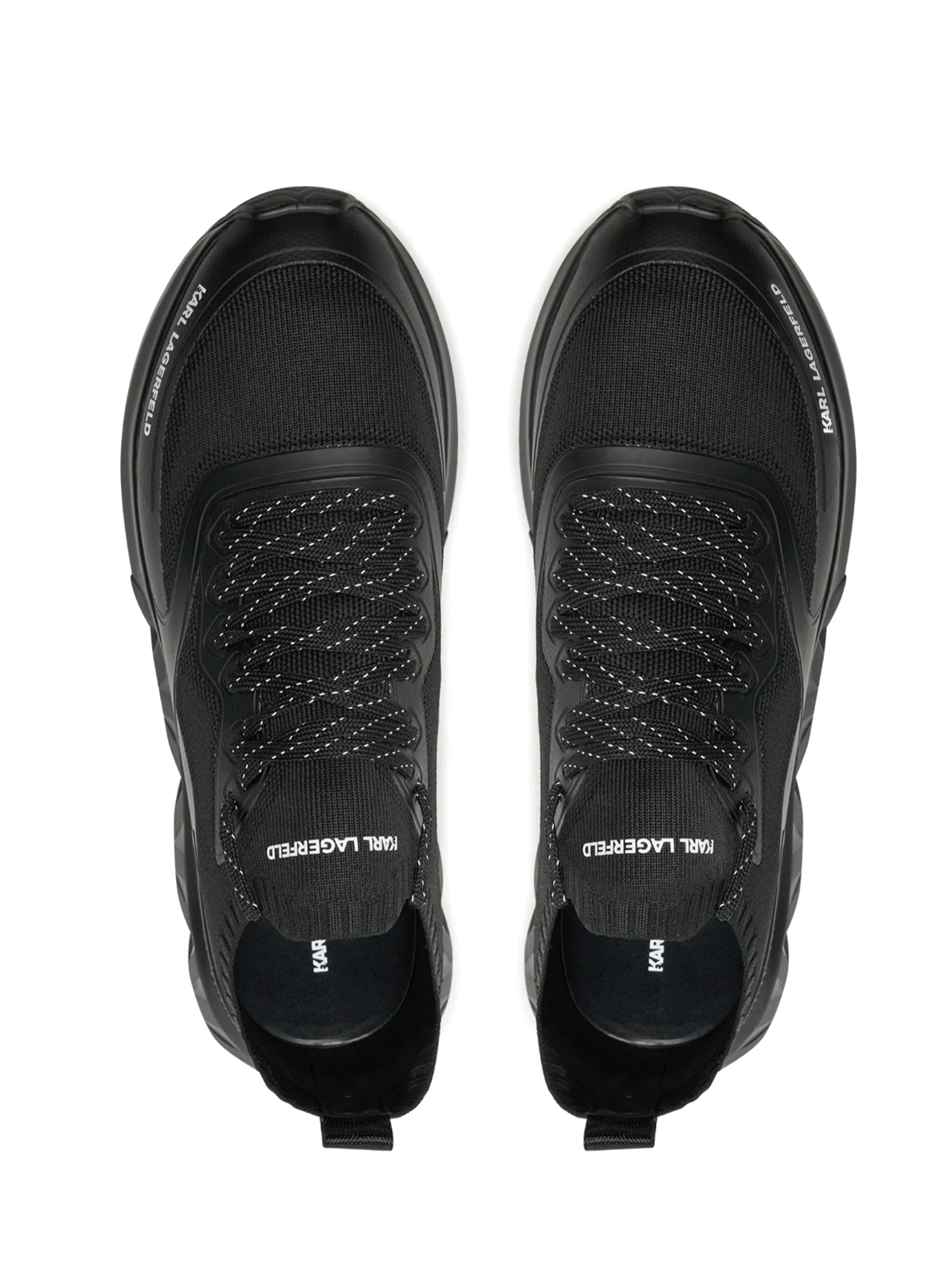 Karl Lagerfeld Knit Sock Lo Sneakers - Black