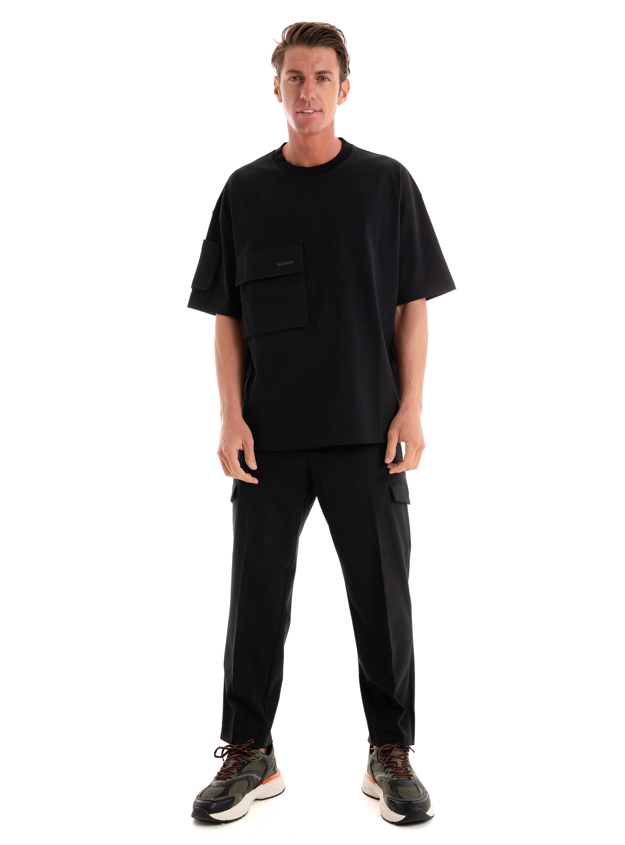 I'm Brian Tapered Trousers - Black