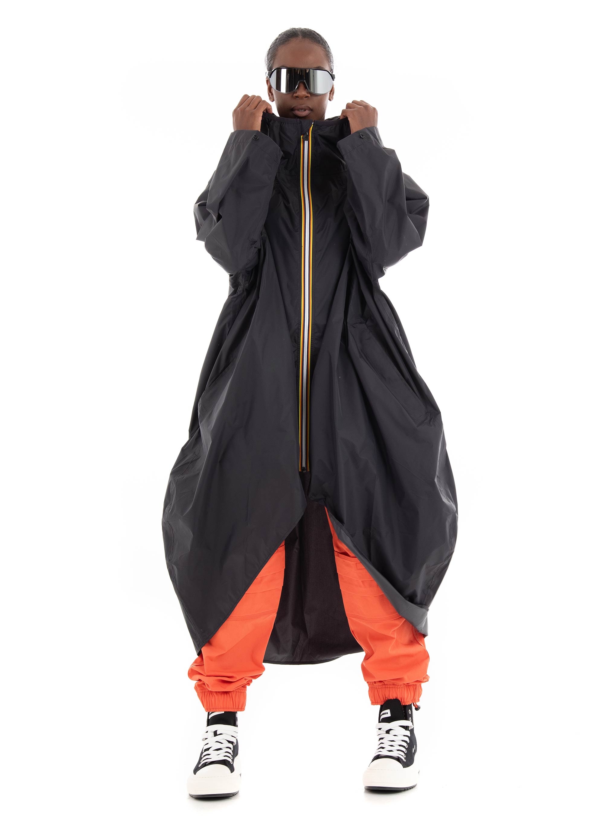 K-Way Le Vrai 3.0 Rennes Poncho - Black