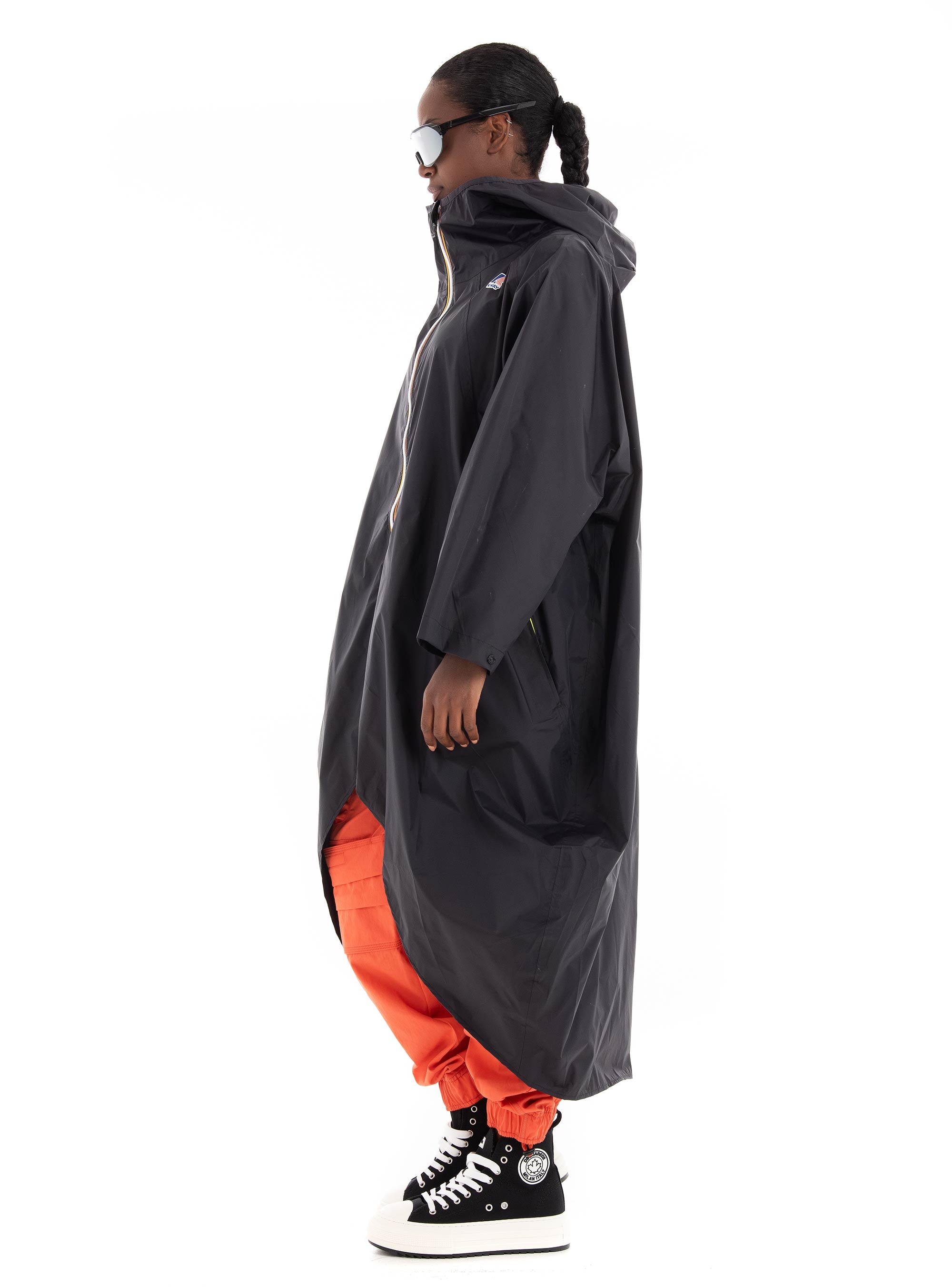 K-Way Le Vrai 3.0 Rennes Poncho - Black