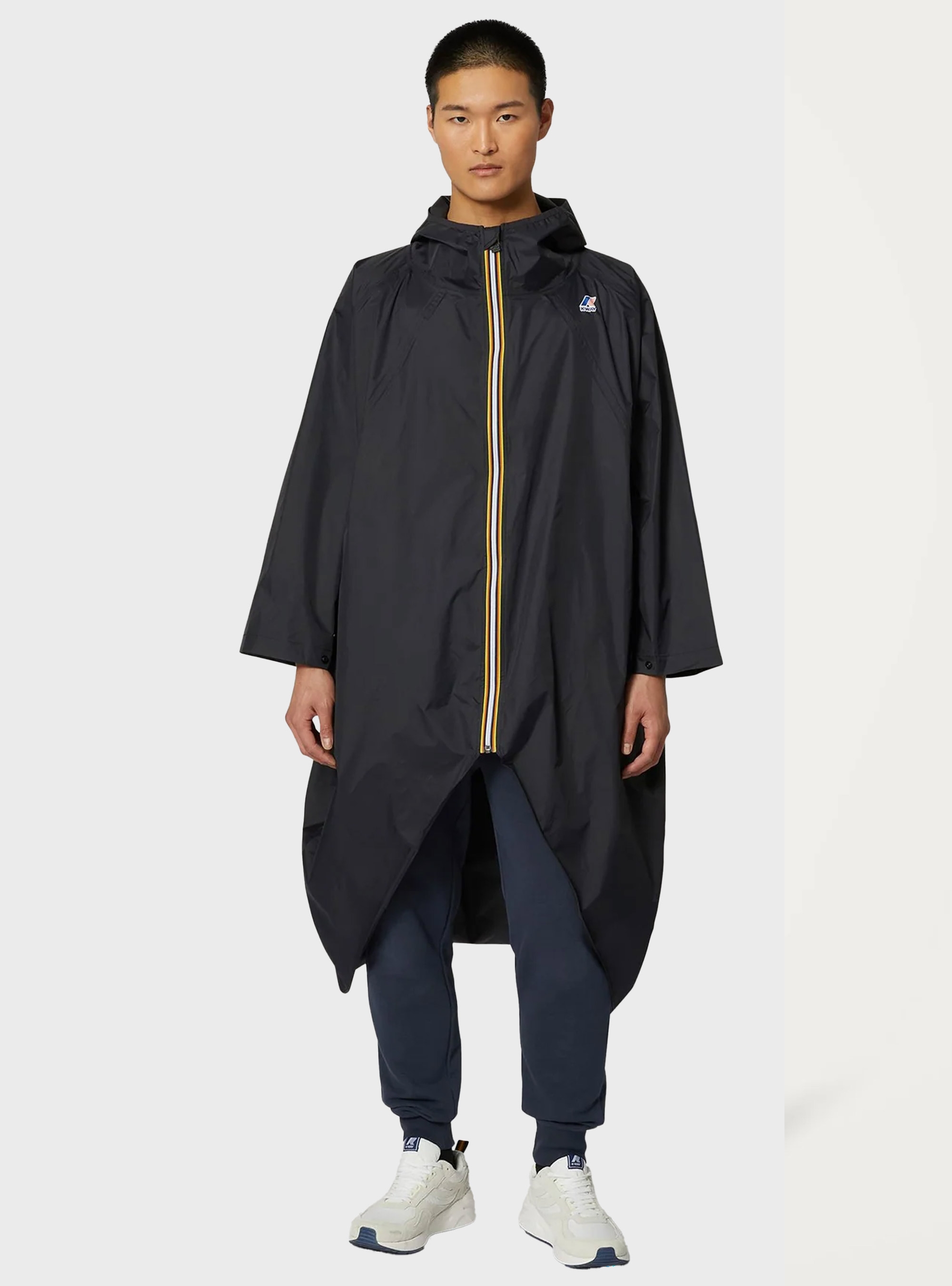 K-Way Le Vrai 3.0 Rennes Poncho - Black