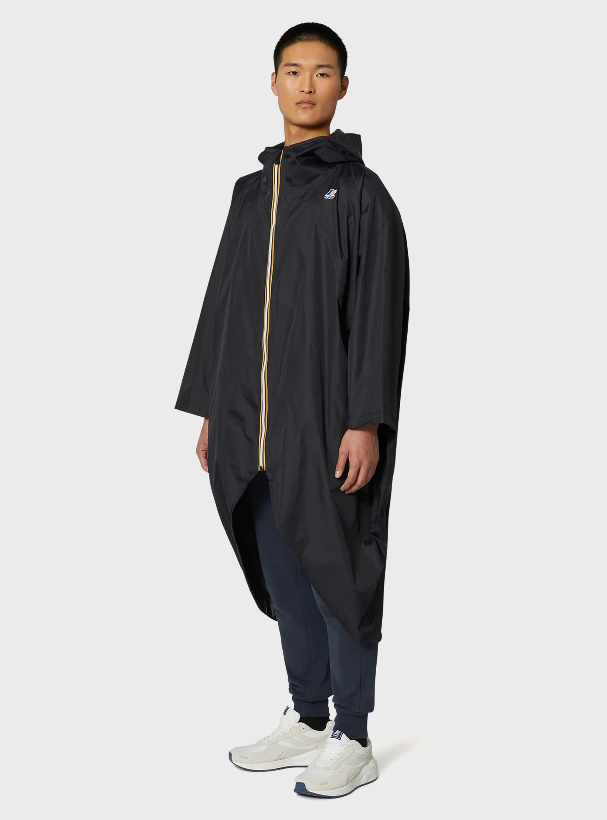 K-Way Le Vrai 3.0 Rennes Poncho - Black
