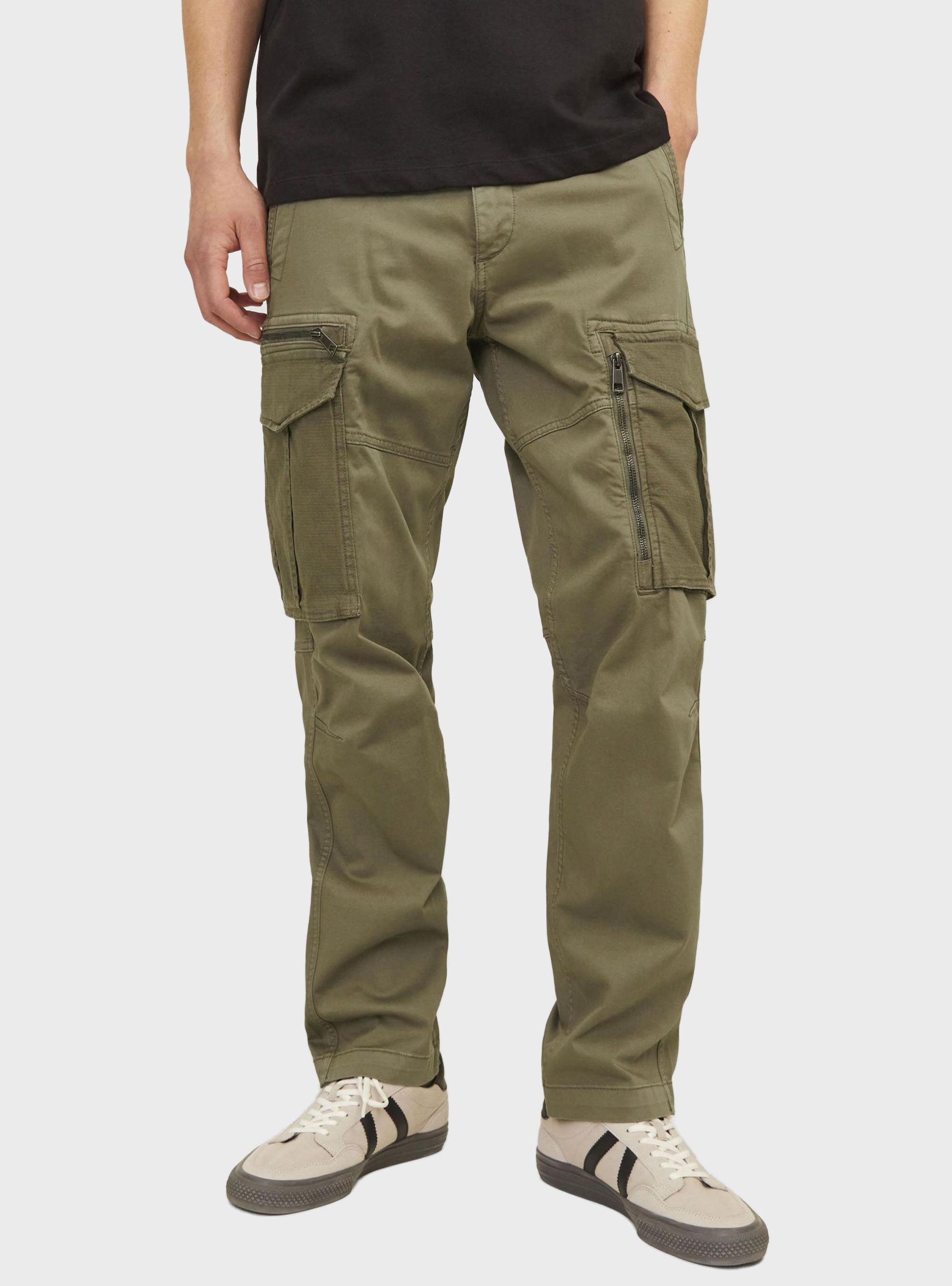 Jack & Jones Kane Cruise Relaxed Fit Cargo Pants - Olive 