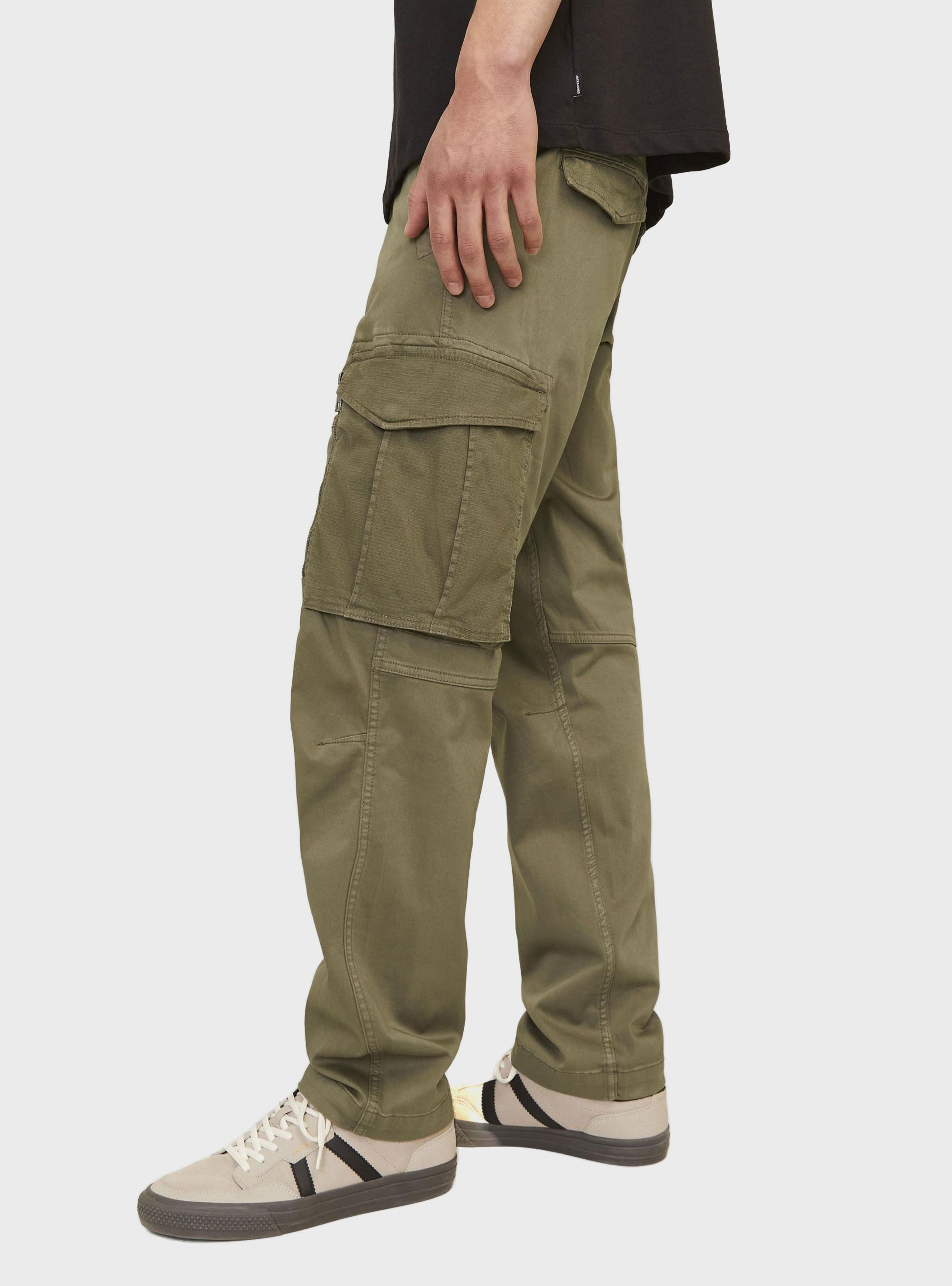 Jack & Jones Kane Cruise Relaxed Fit Cargo Pants - Olive 