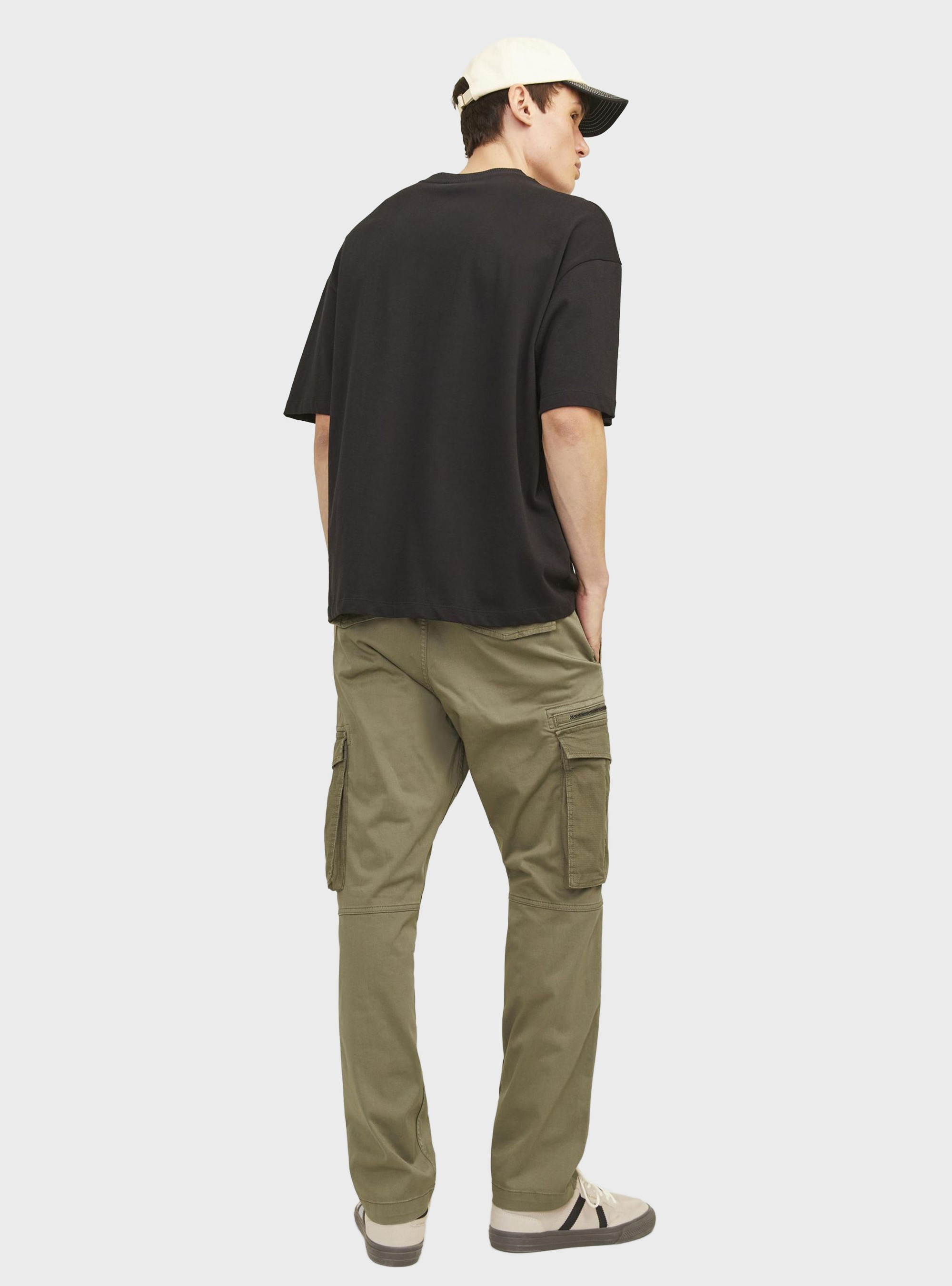 Jack & Jones Kane Cruise Relaxed Fit Cargo Pants - Olive 