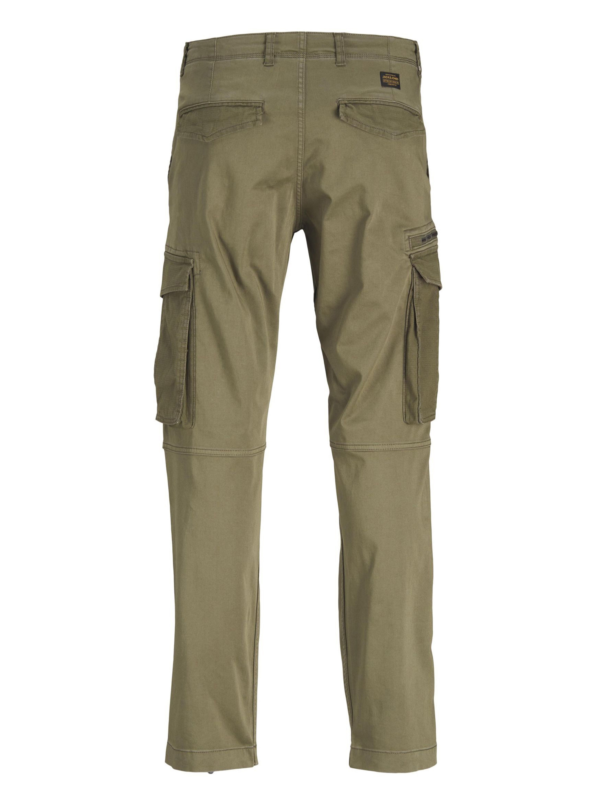 Jack & Jones Kane Cruise Relaxed Fit Cargo Pants - Olive 