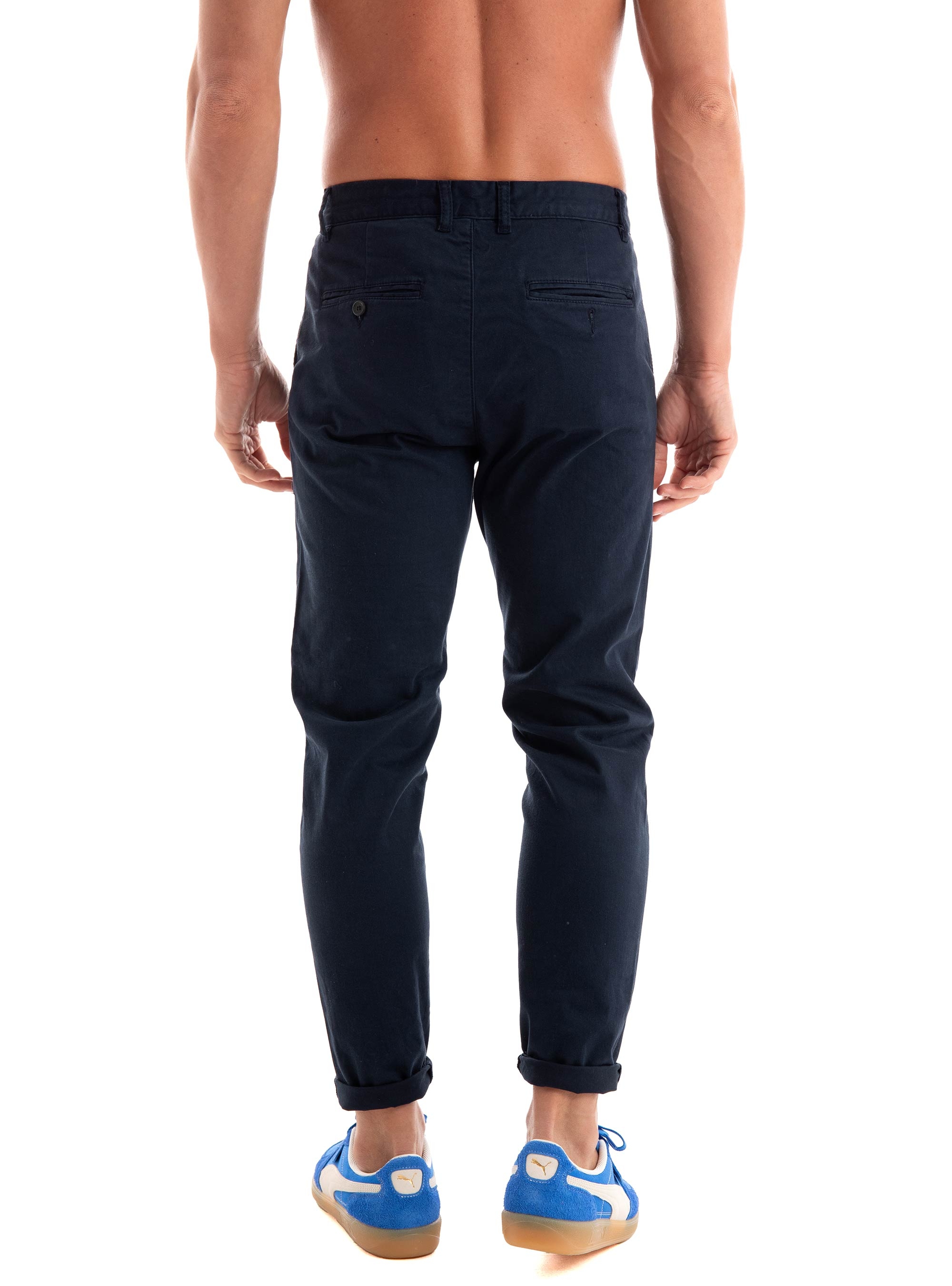 Selected 172-Slim Tapered Ron Pleated Pants - Dark Blue