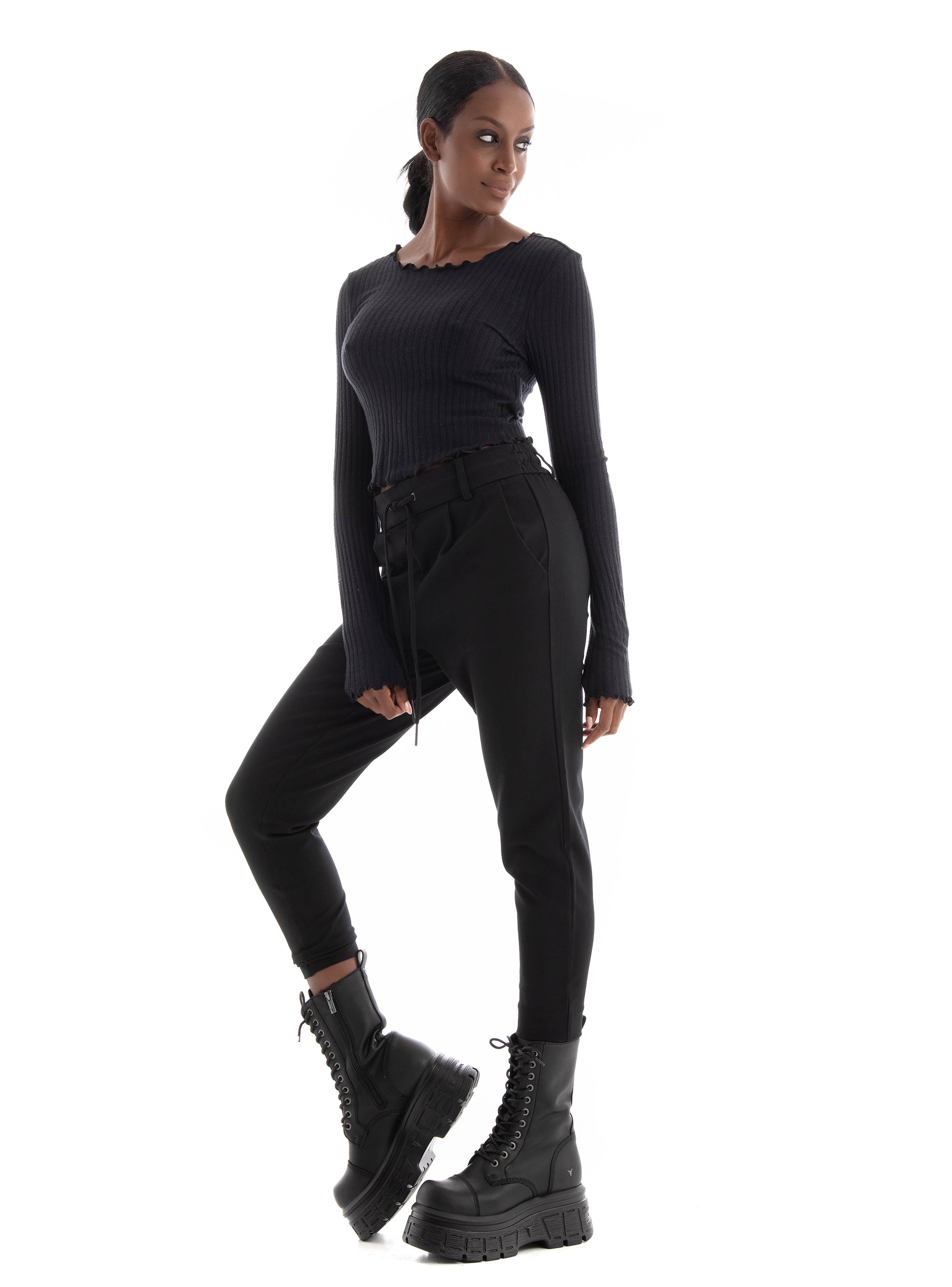 Only Poptrash Easy Pants - Black