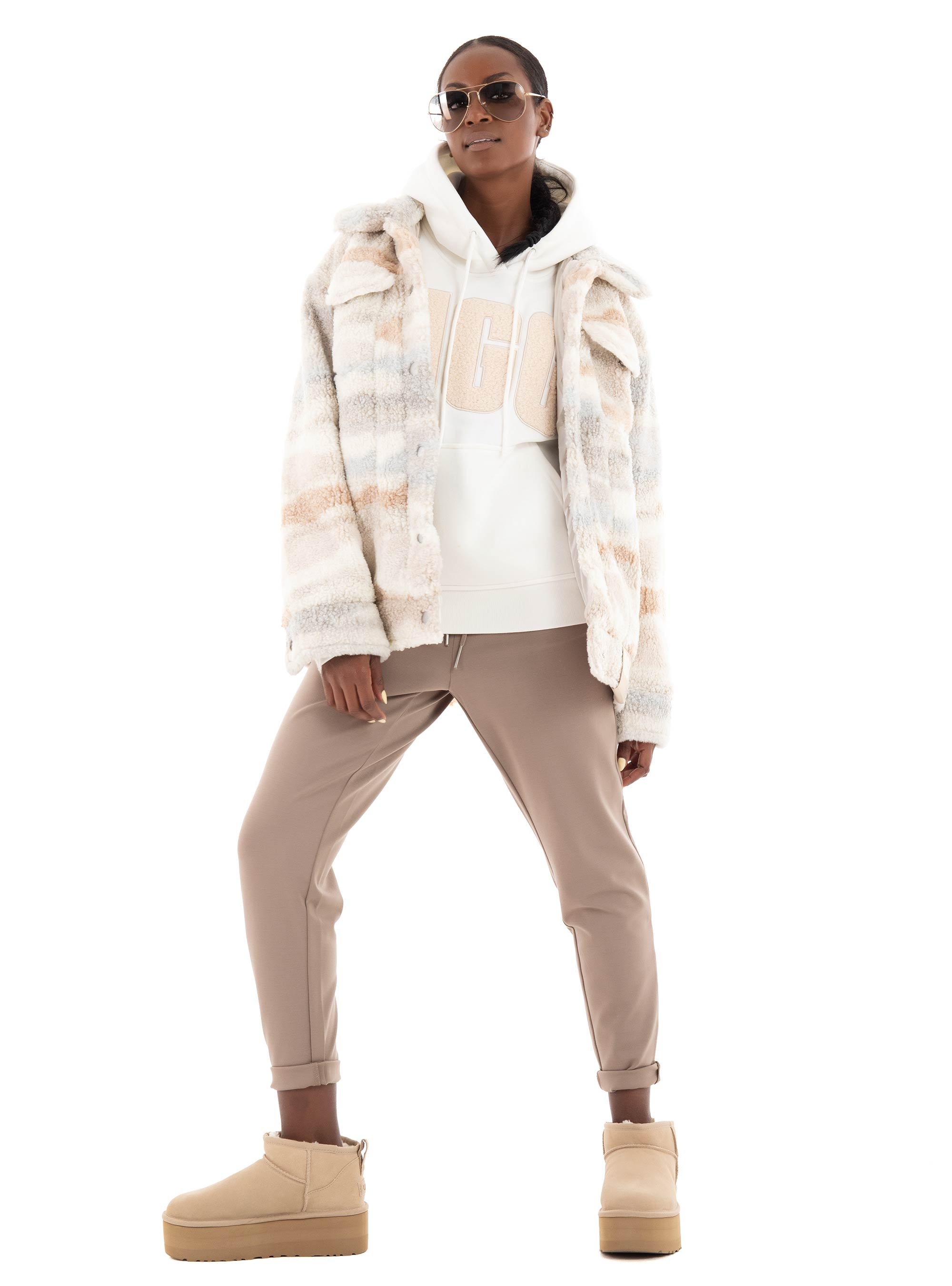 Only Poptrash Easy Pants - Beige