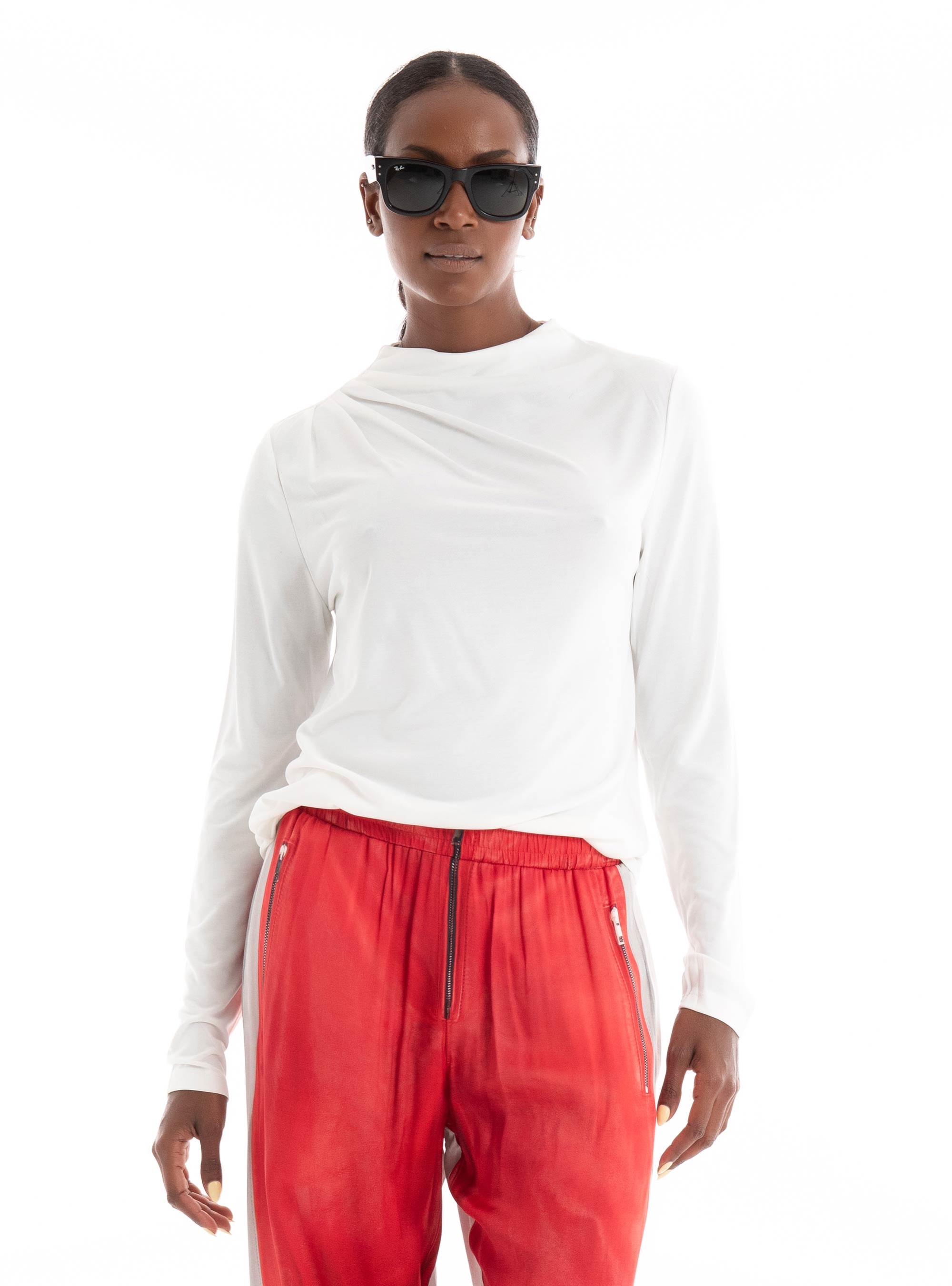 Only Free Drapey Top - Off White