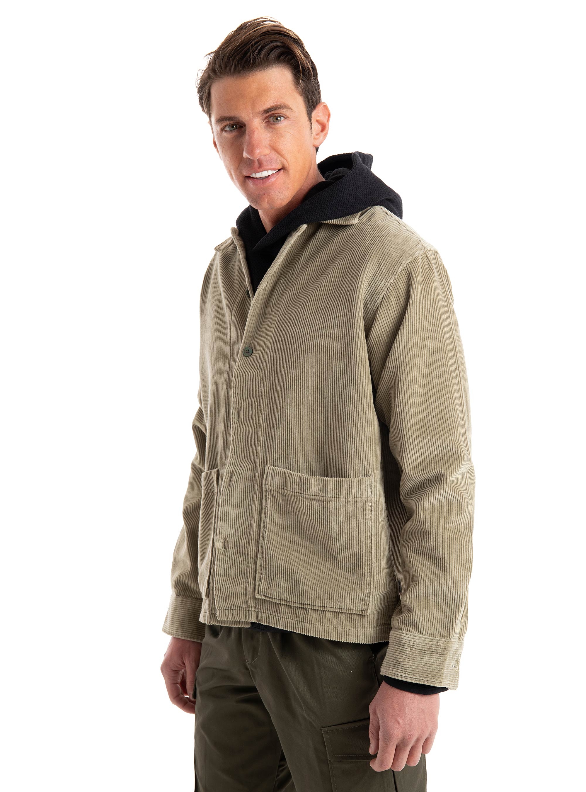 Jack & Jones Premium Preston Corduroy Overshirt - Beige