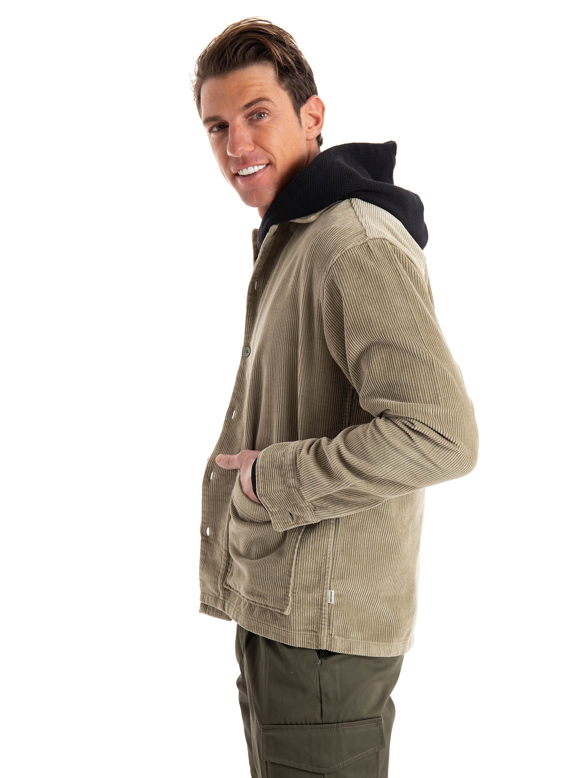 Jack & Jones Premium Preston Corduroy Overshirt - Beige