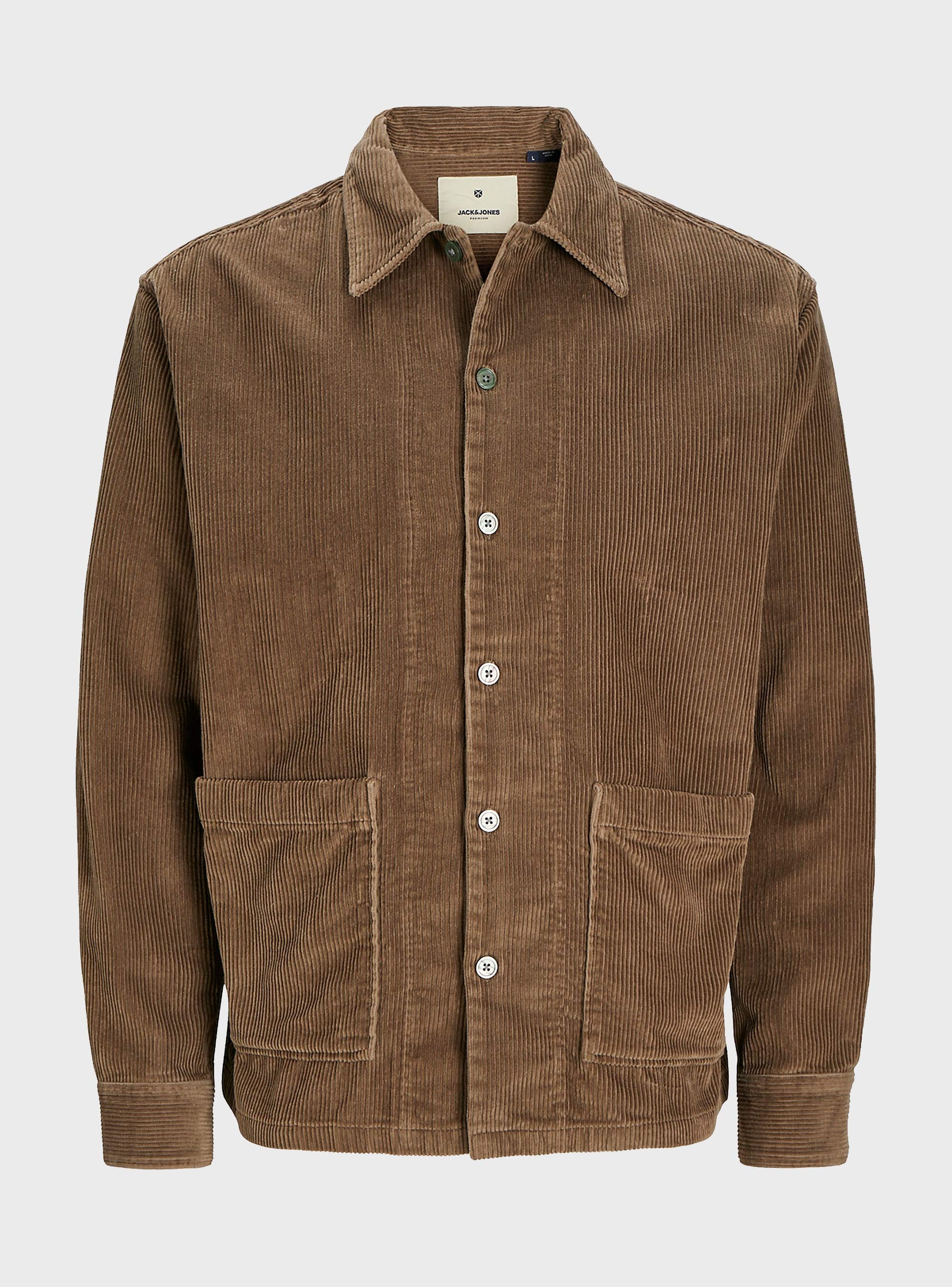 Jack & Jones Premium Preston Corduroy Overshirt - Brown