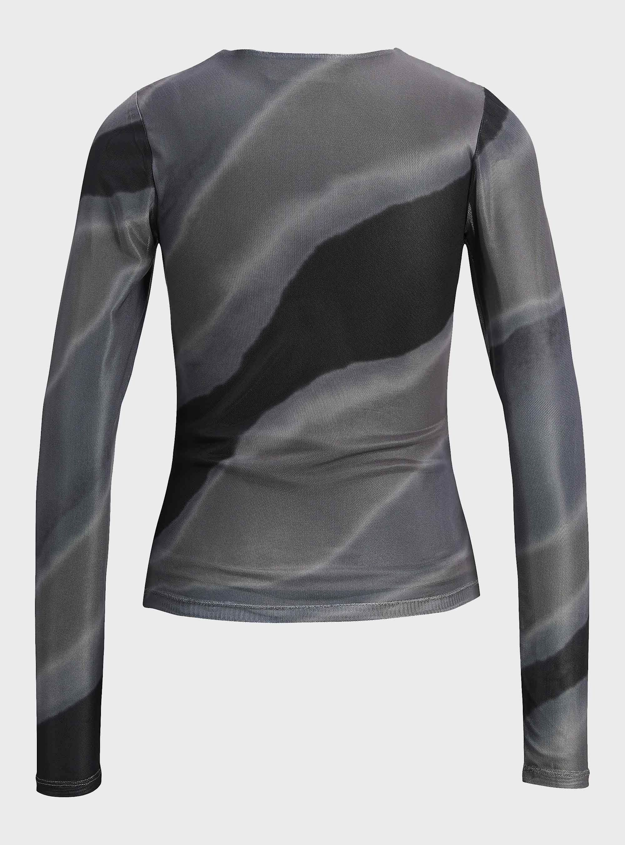 JJXX Rosa Saga Mesh Top - Grey