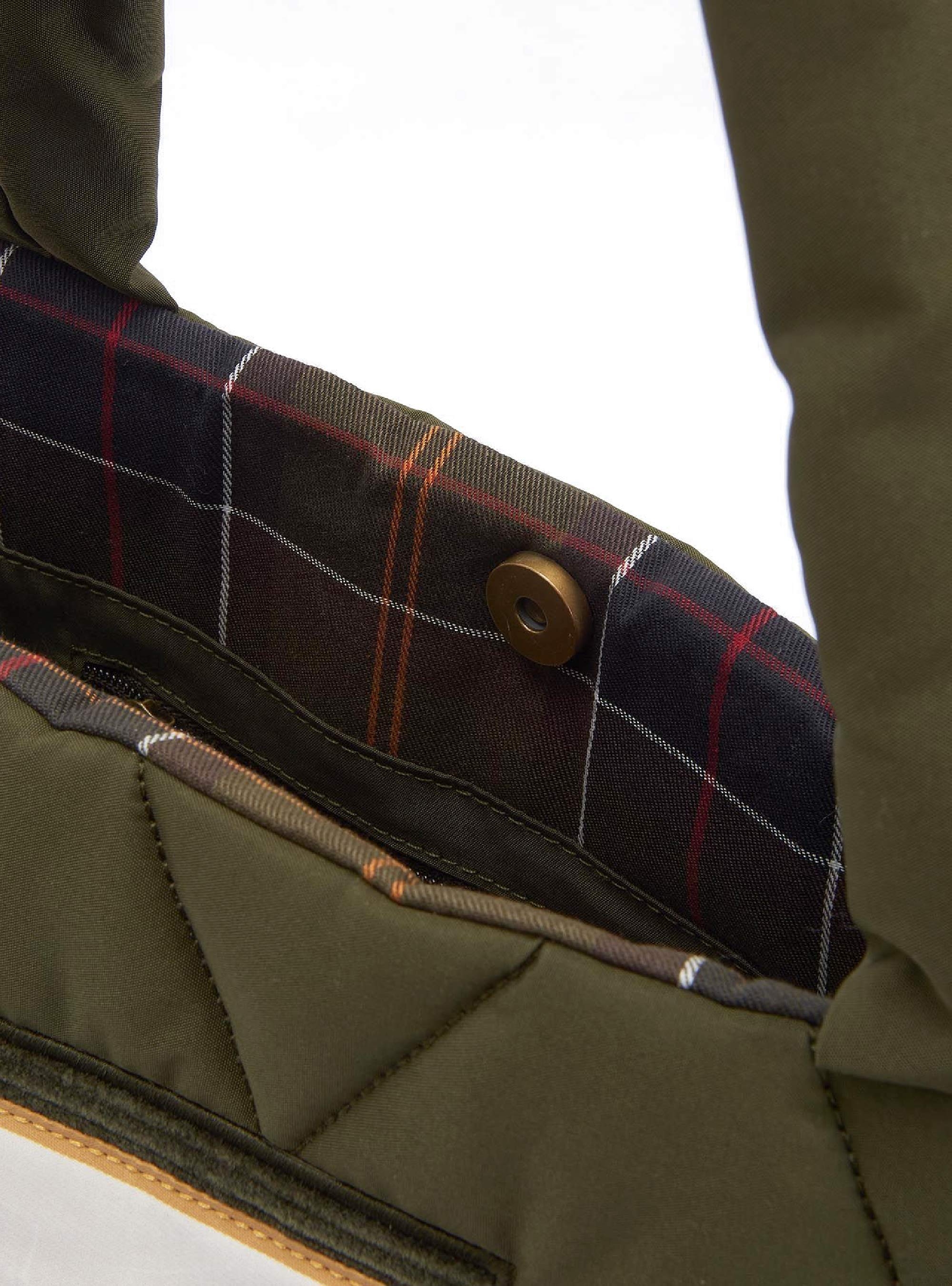 Barbour Mariah Quilted Tote Bag - Olive 