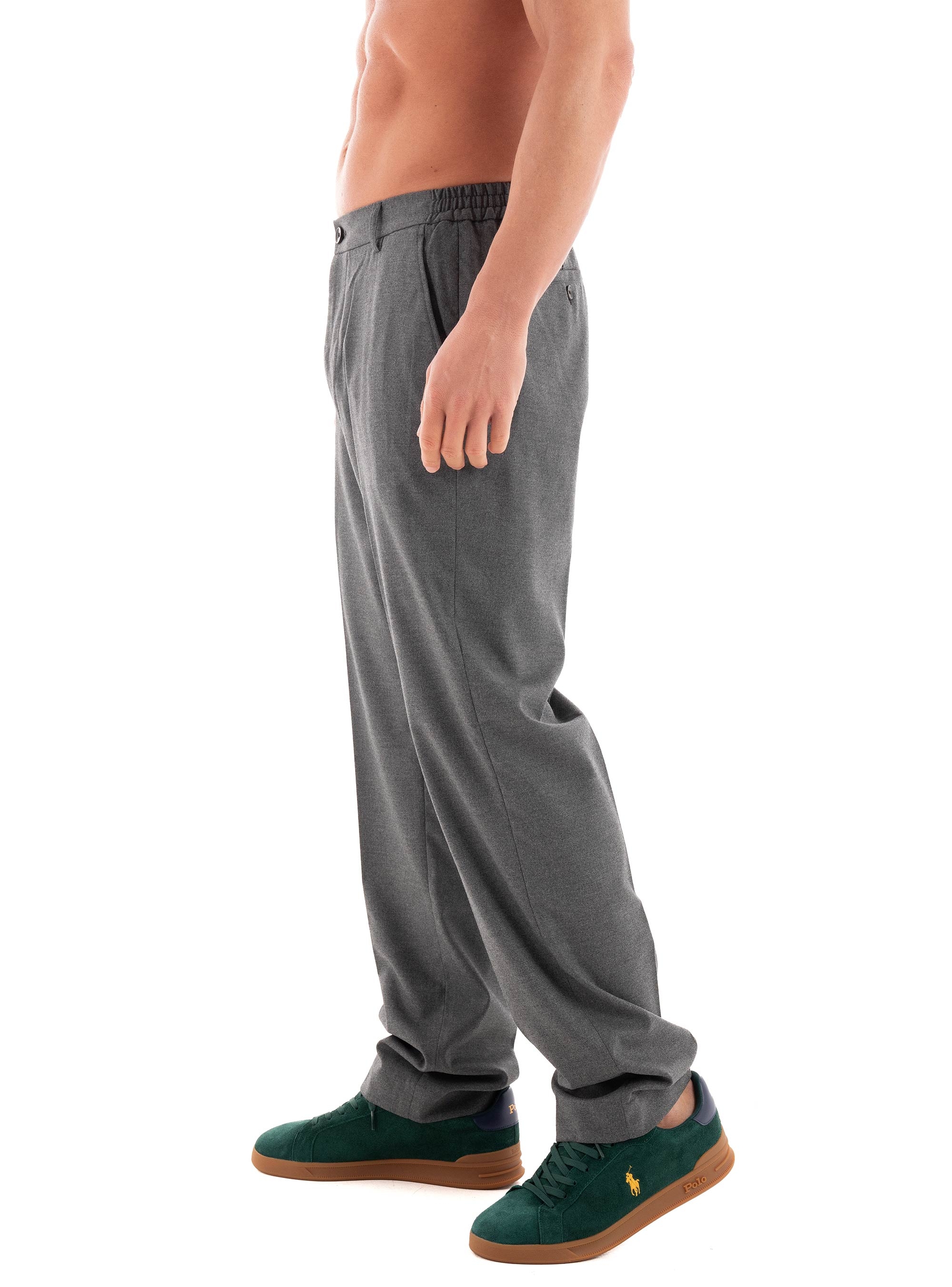 Dstrezzed Odin Loose Fit Pants - Grey Melange