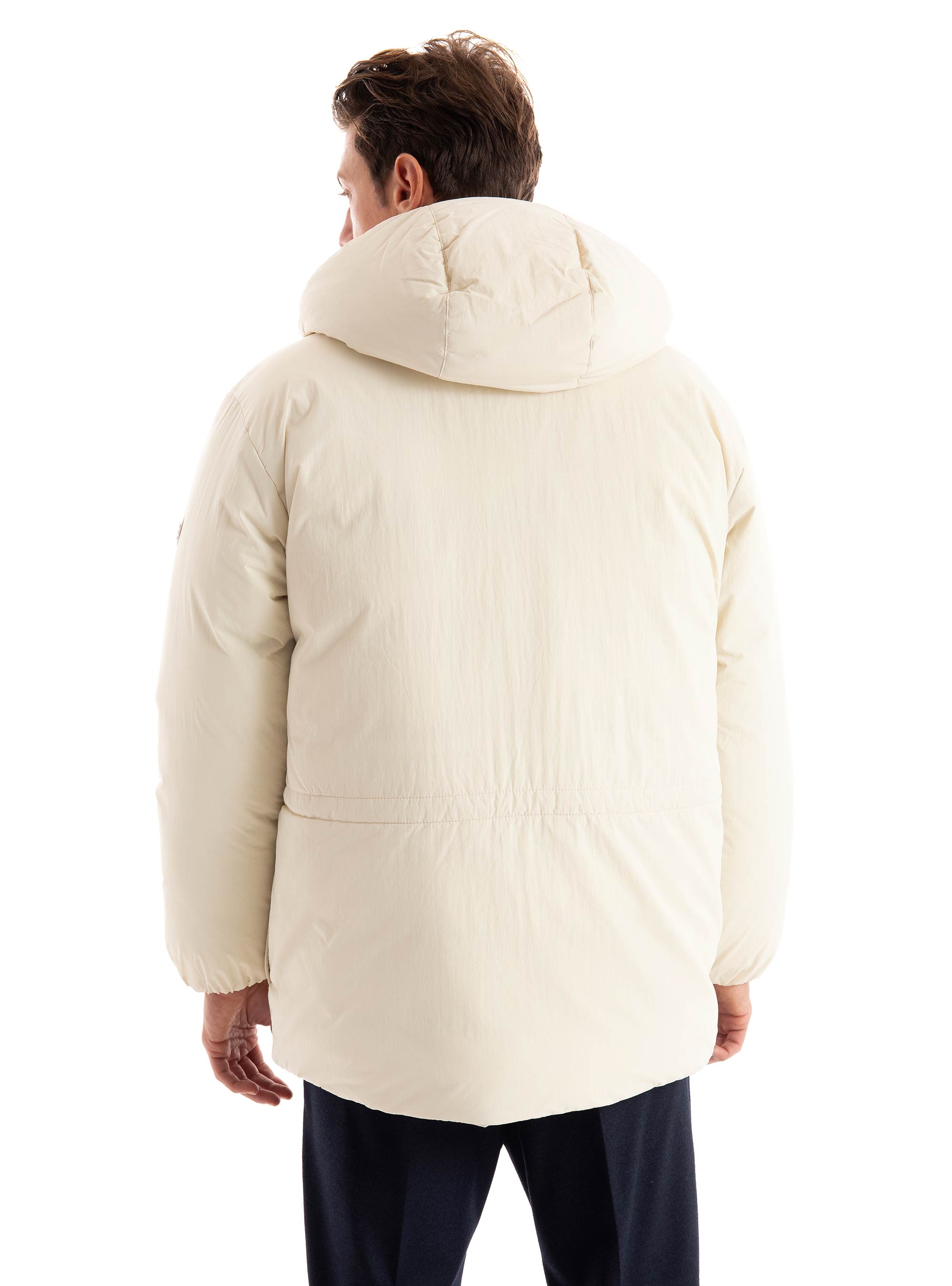 BOSS Regular Fit Puffer Jacket C-Currien - Ecru